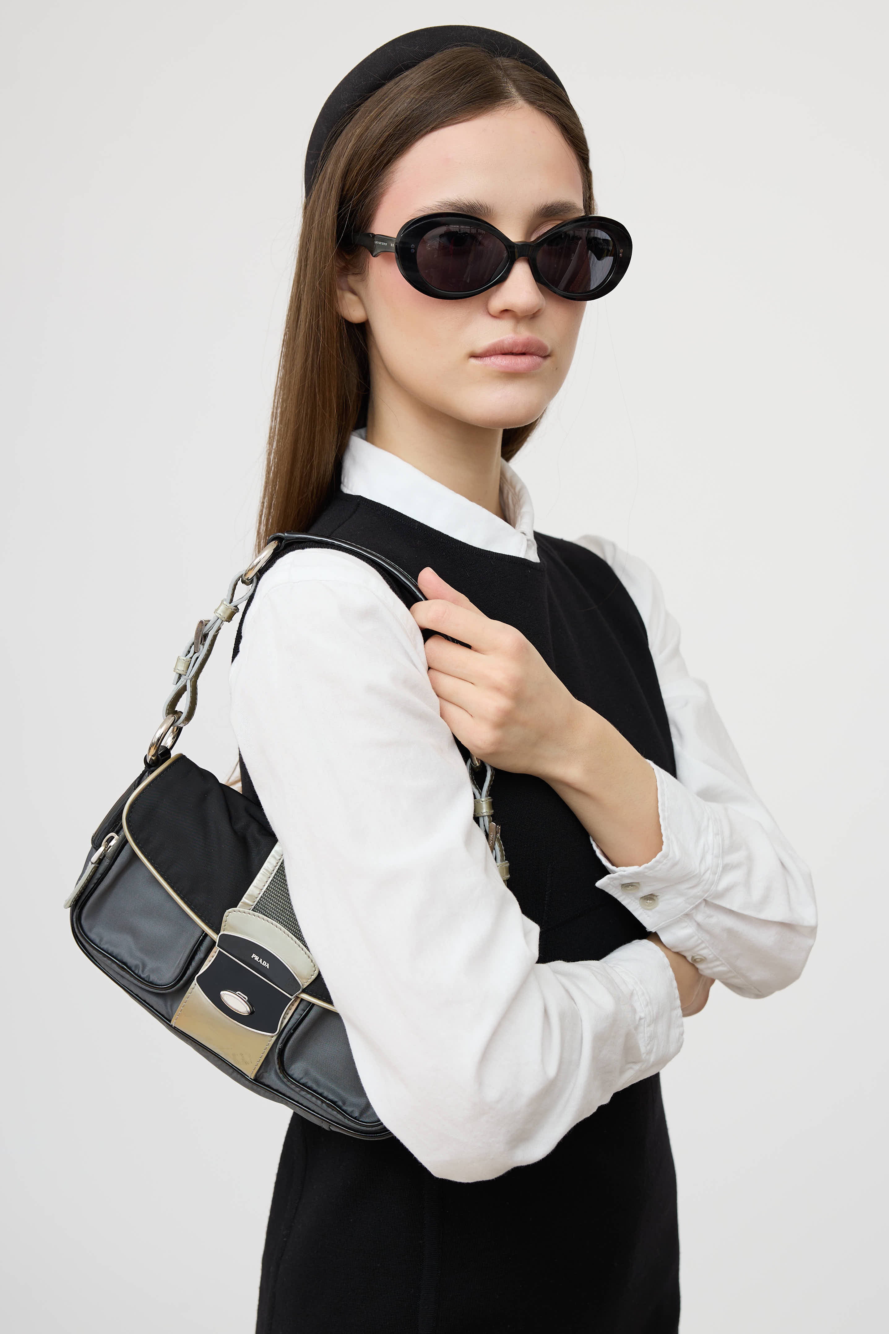 PradaTessuto Pocket Space Shoulder Bag