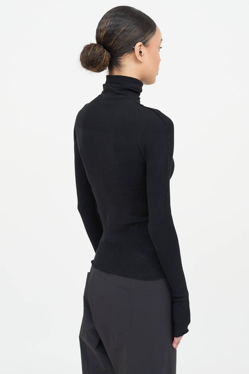 Prada Sport Nylon Turtleneck Top
