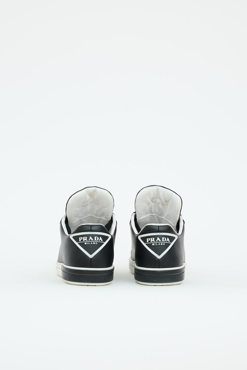 Prada Leather Low Sneaker