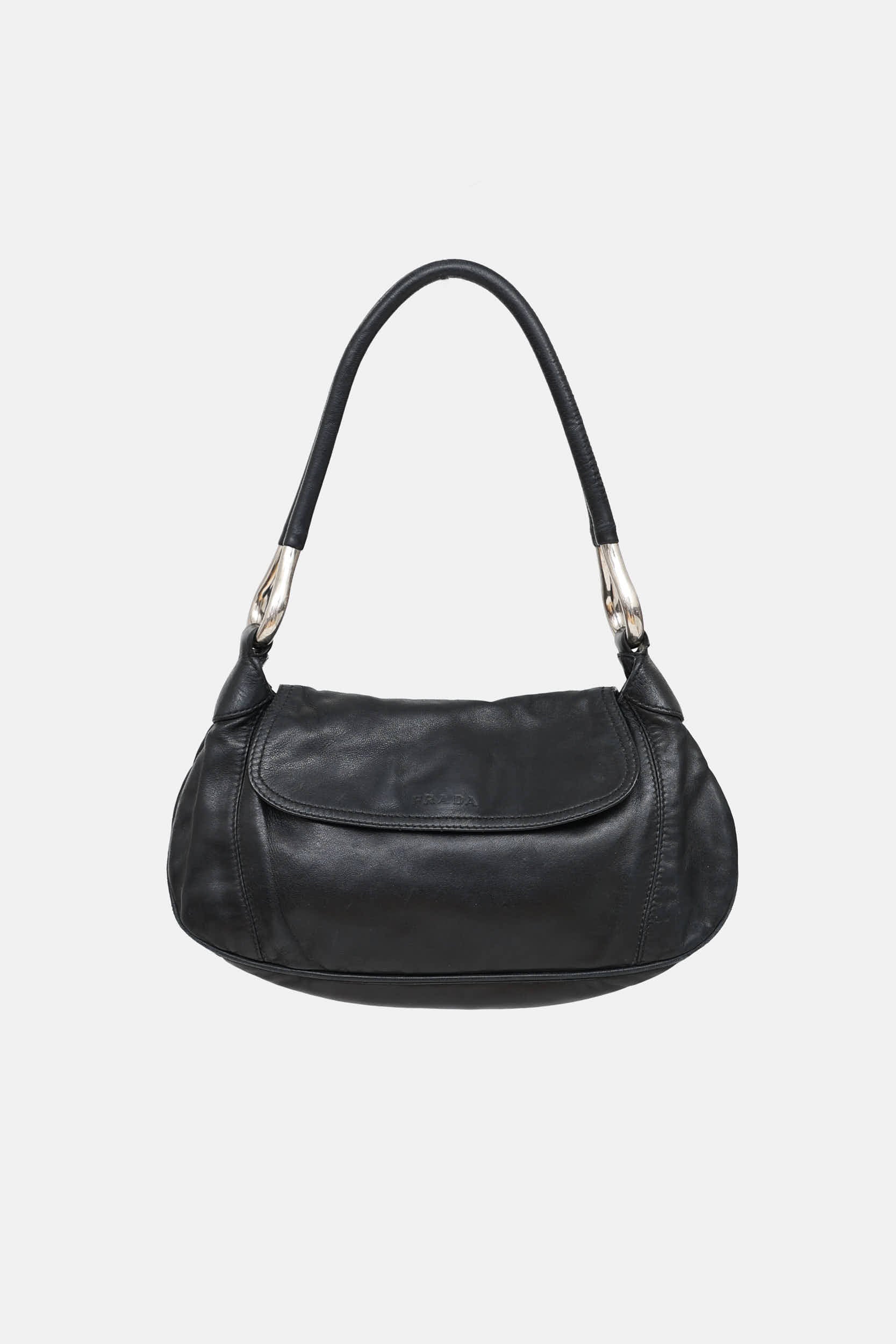 Prada Leather Drop Shoulder Bag