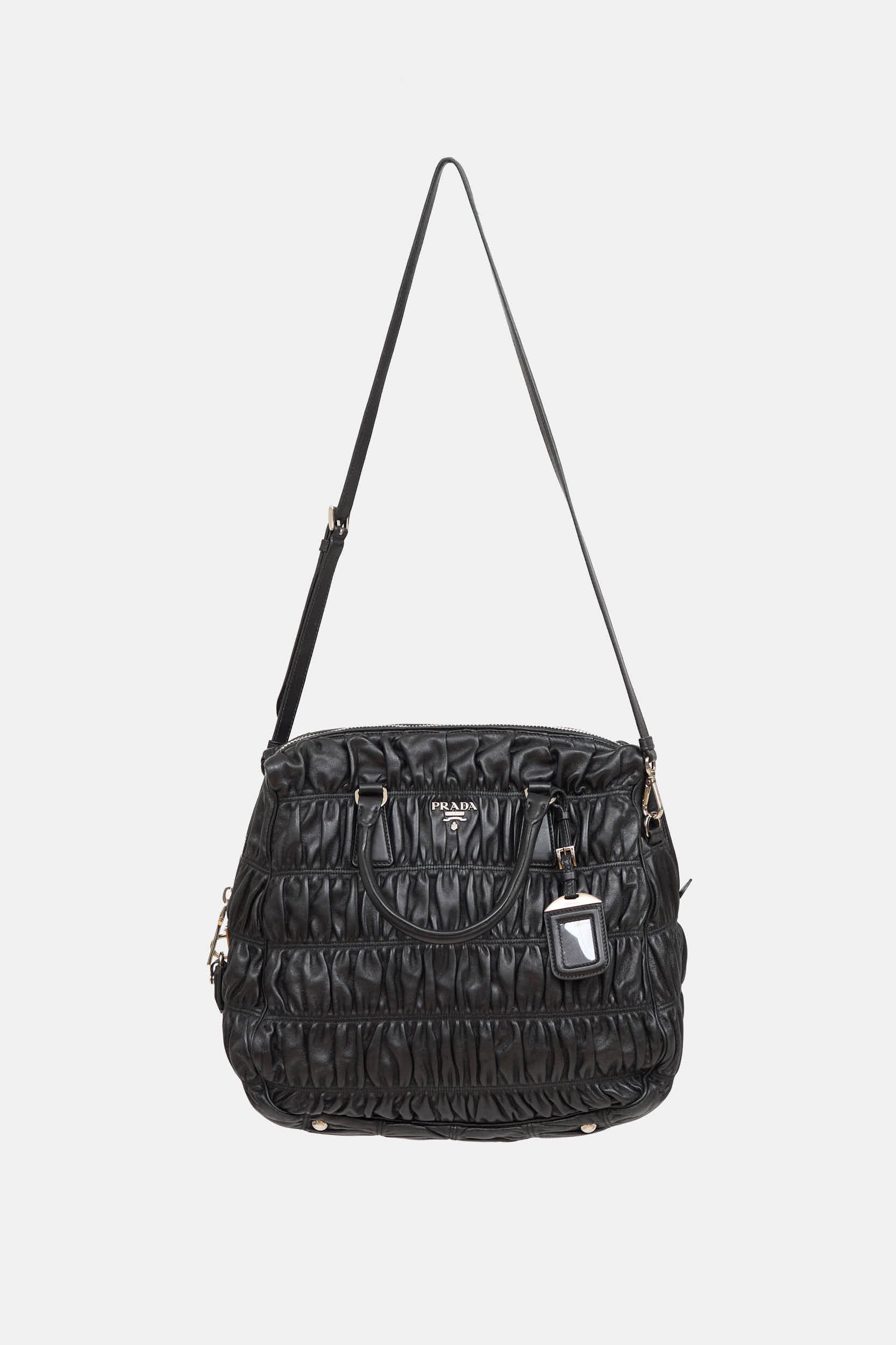 Prada Leather Gaufre Tote Bag