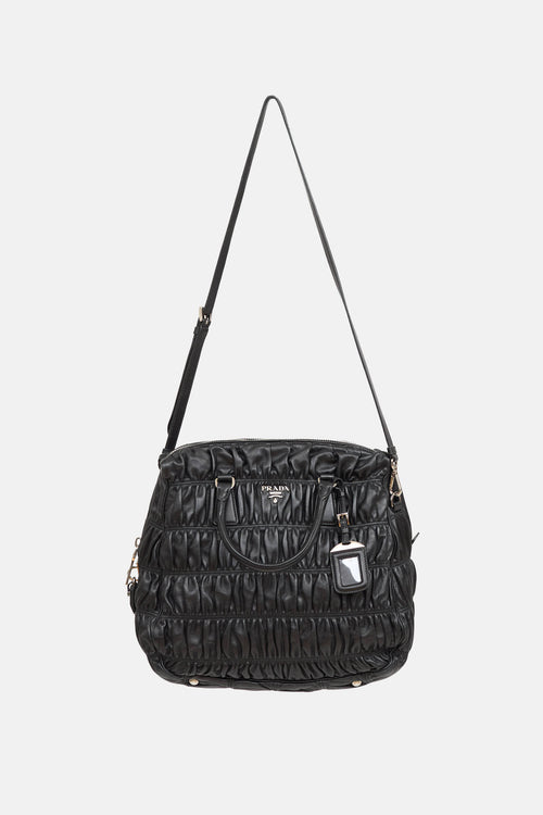 Prada Leather Gaufre Tote Bag