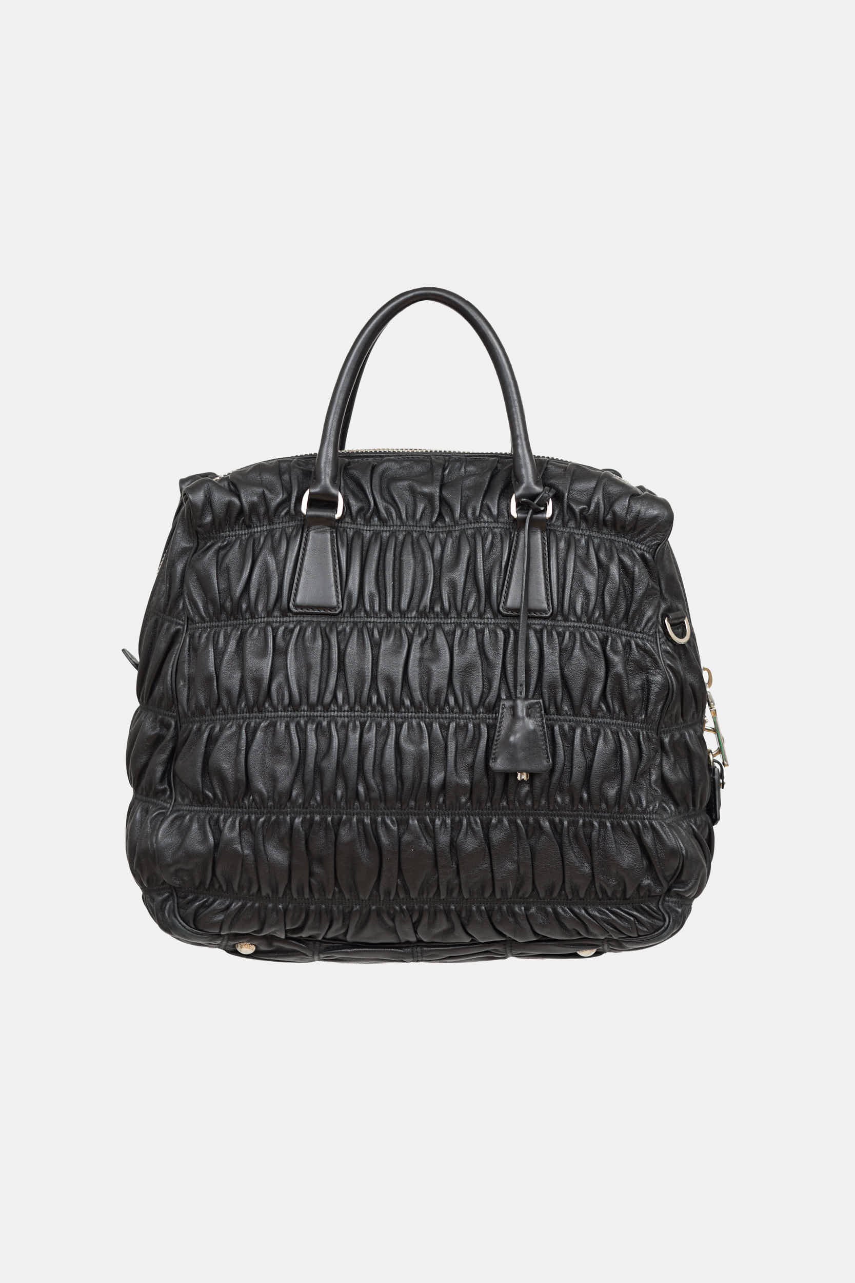 Prada Leather Gaufre Tote Bag