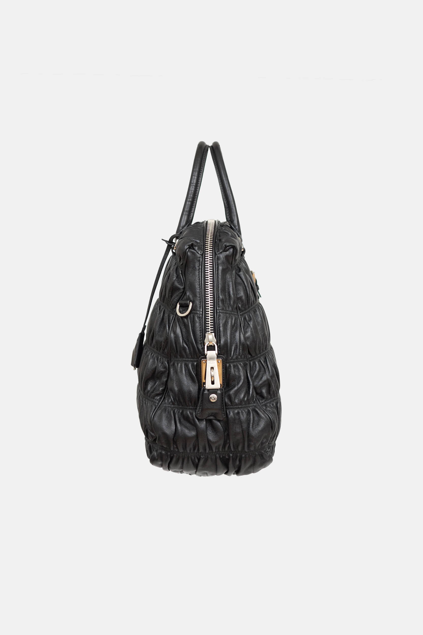Prada Leather Gaufre Tote Bag
