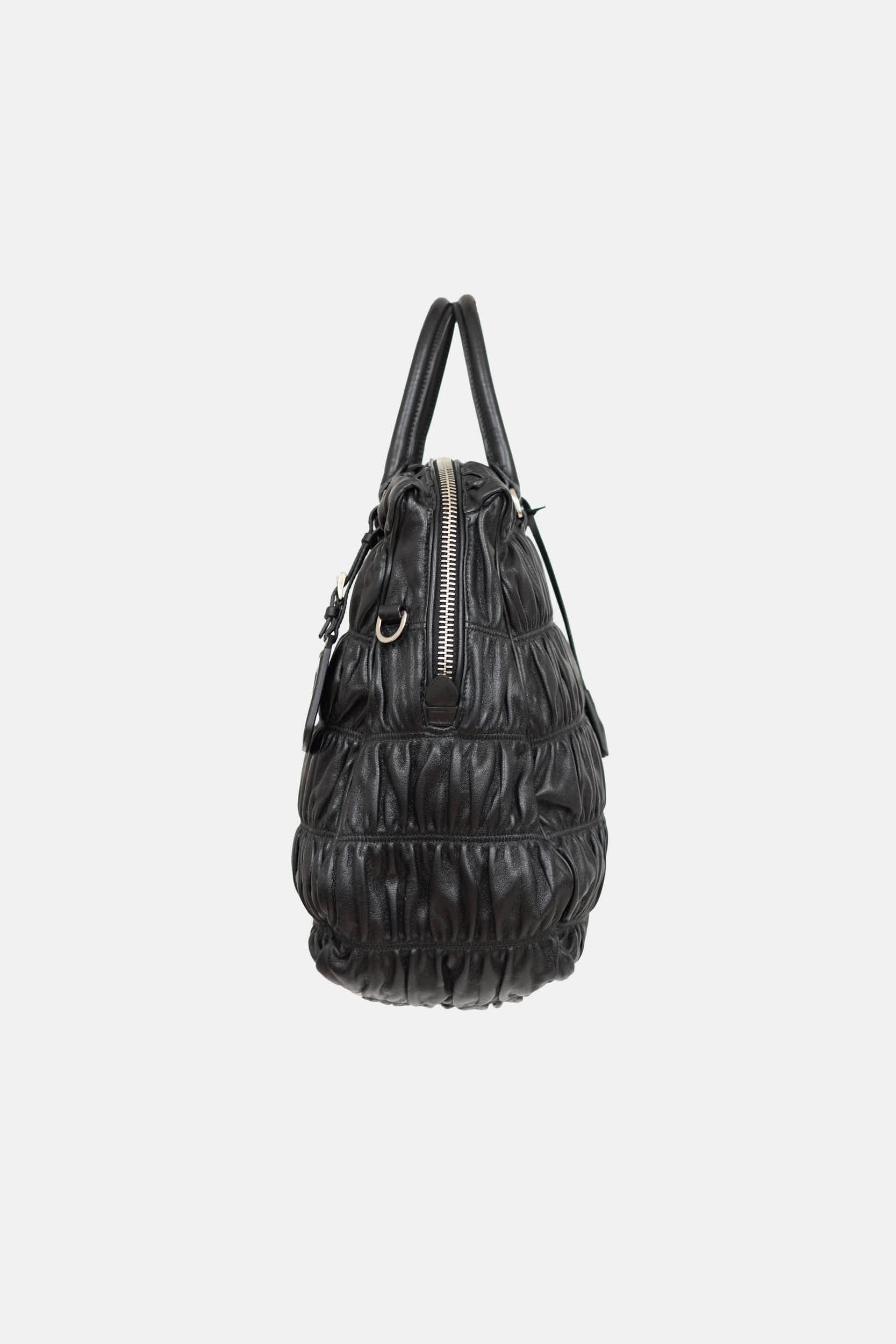 Prada Leather Gaufre Tote Bag