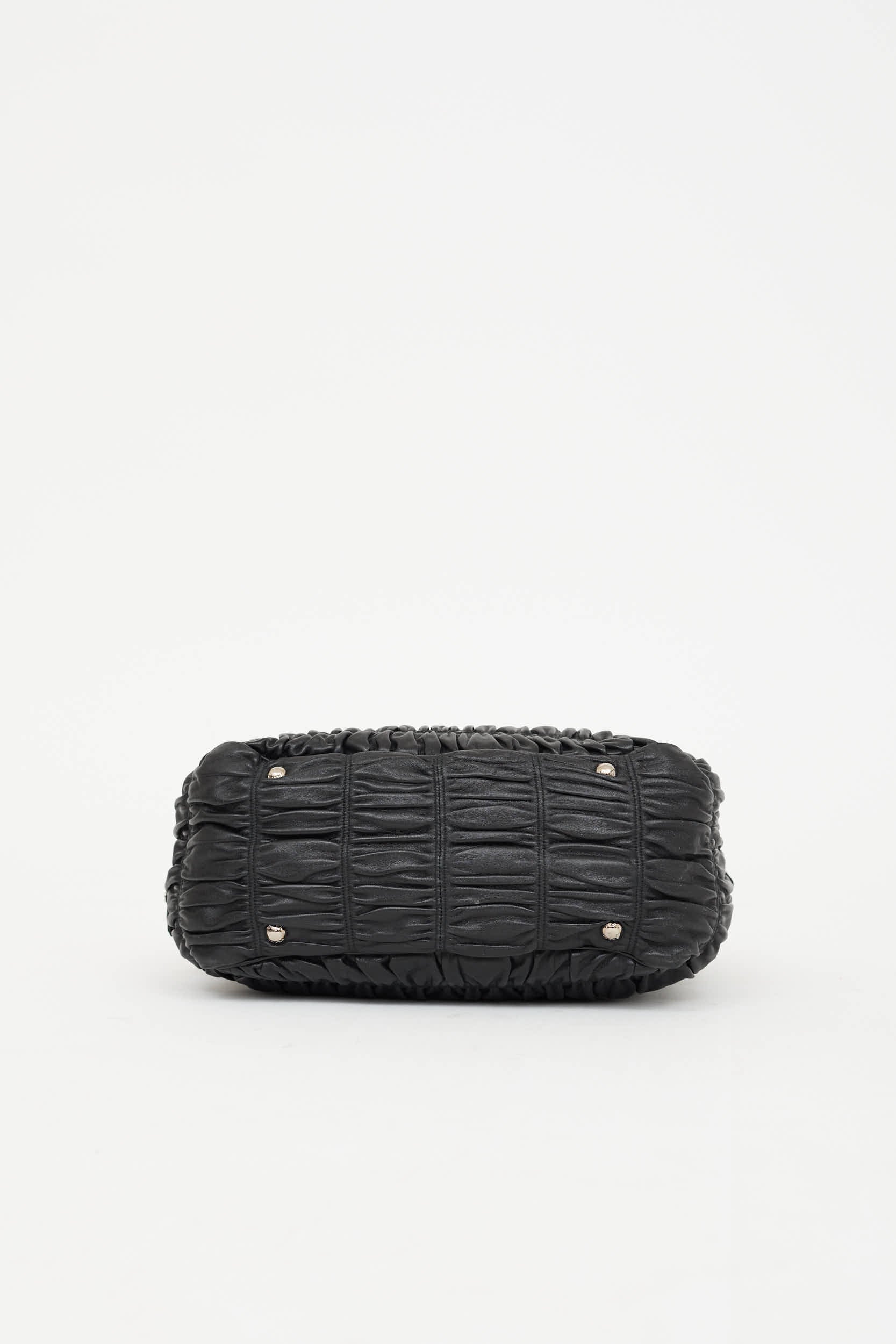Prada Leather Gaufre Tote Bag