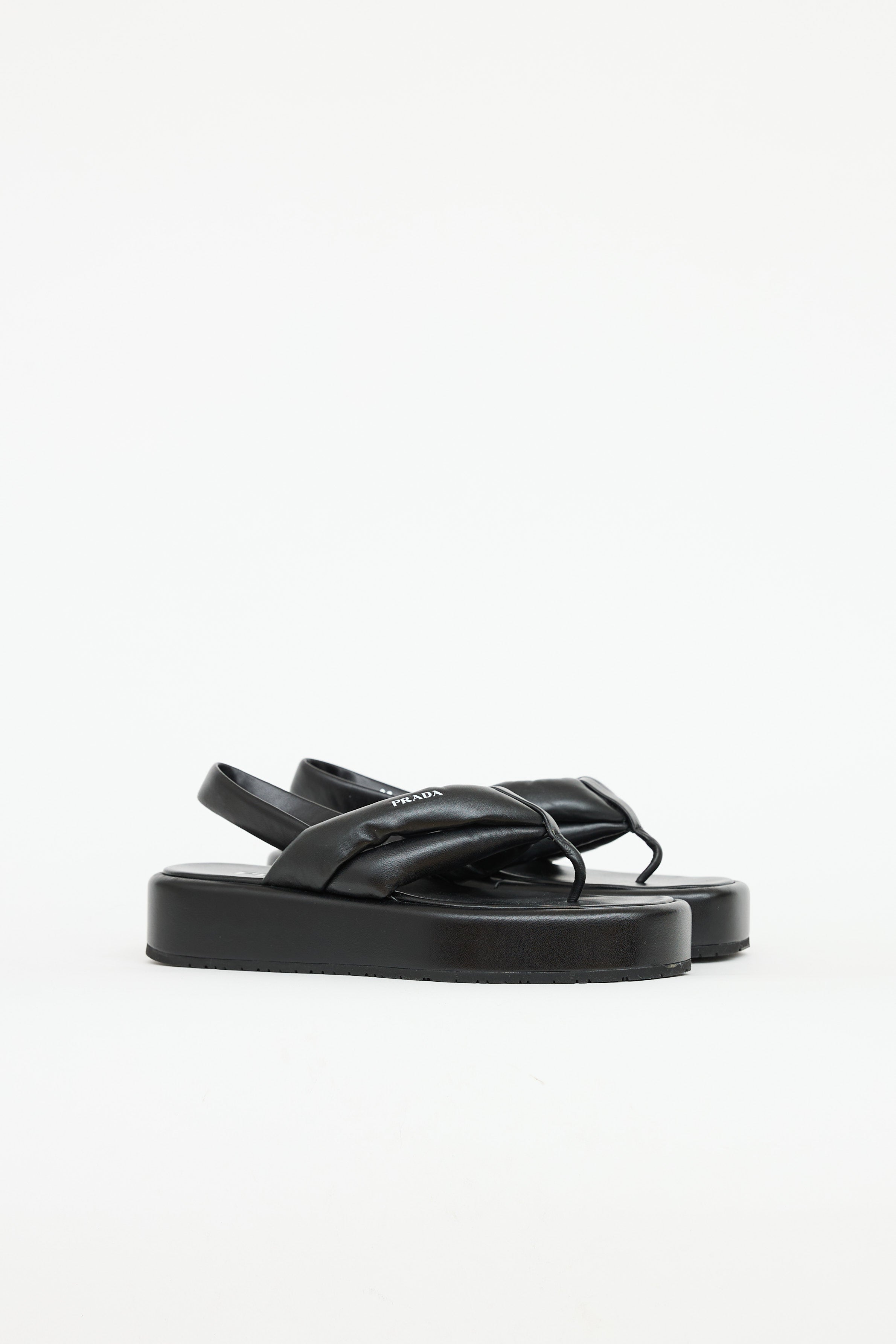 Prada Slingback Platform Sandal