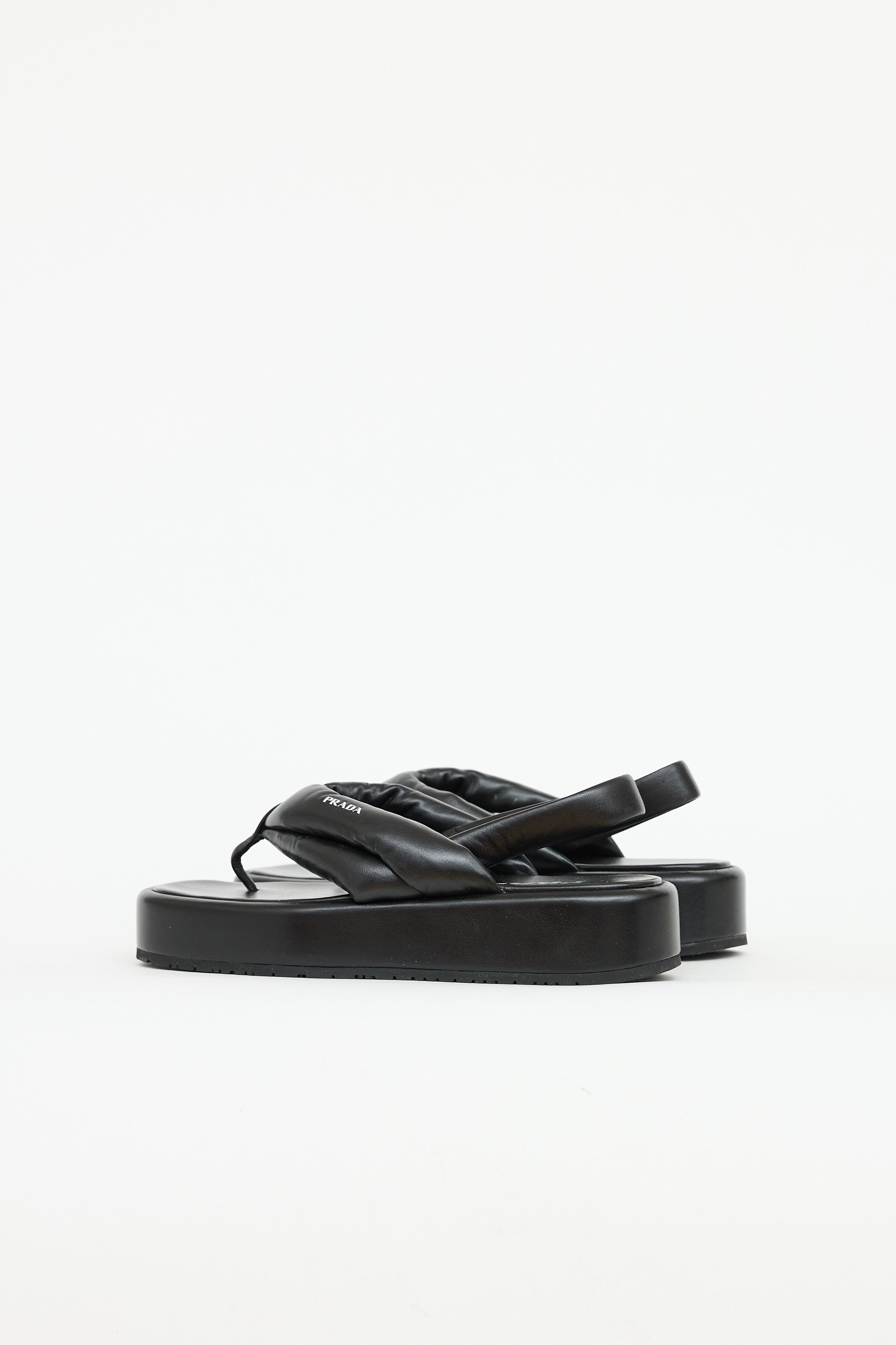 Prada Slingback Platform Sandal