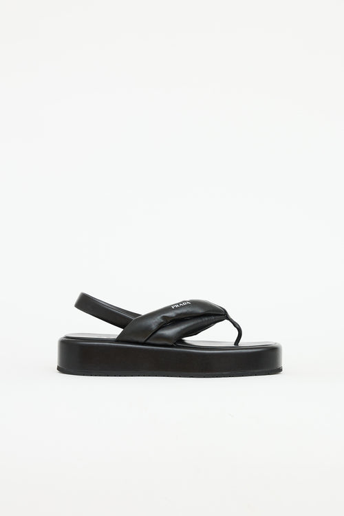 Prada Slingback Platform Sandal