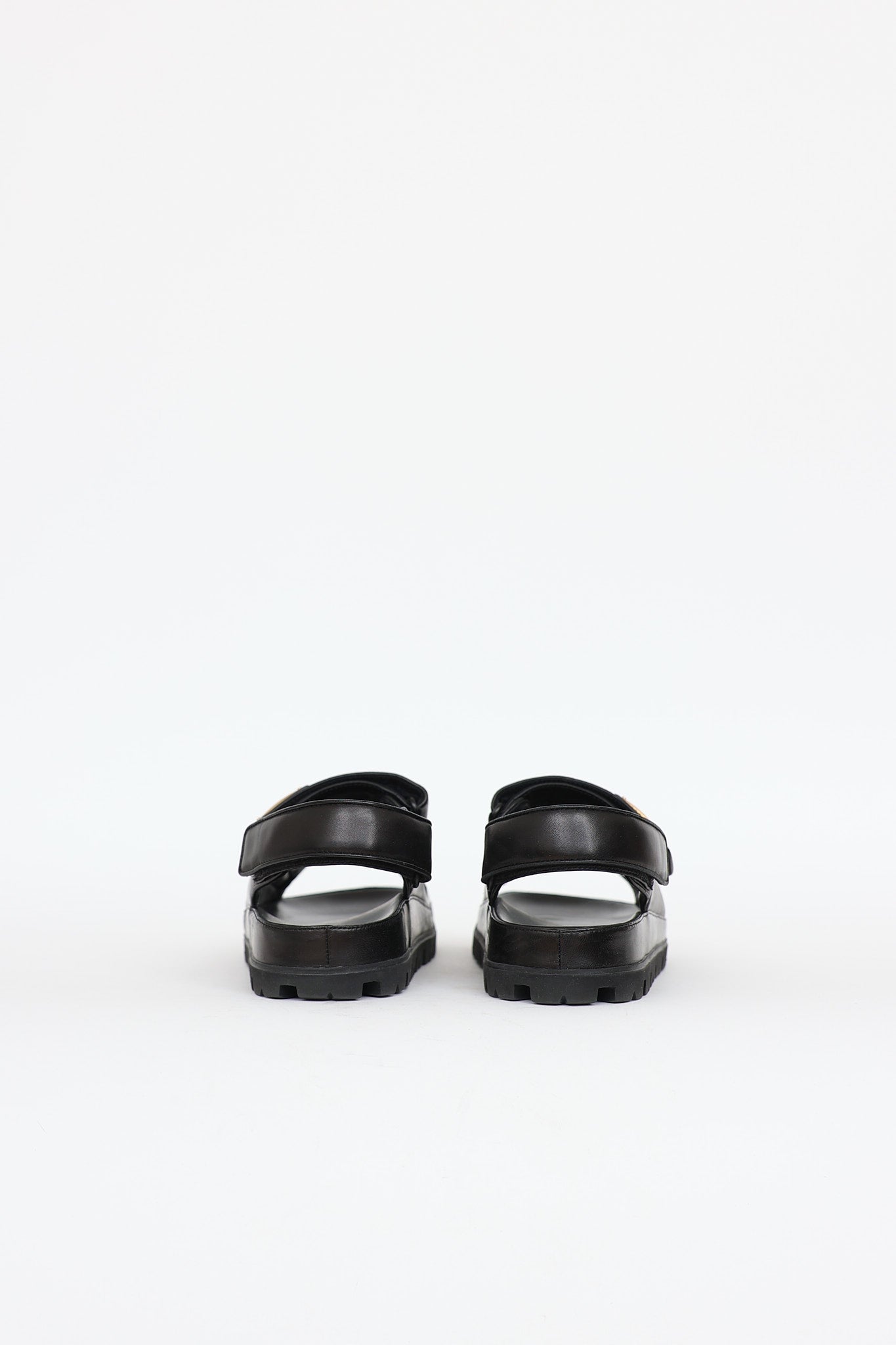 Prada Leather Padded Sandal