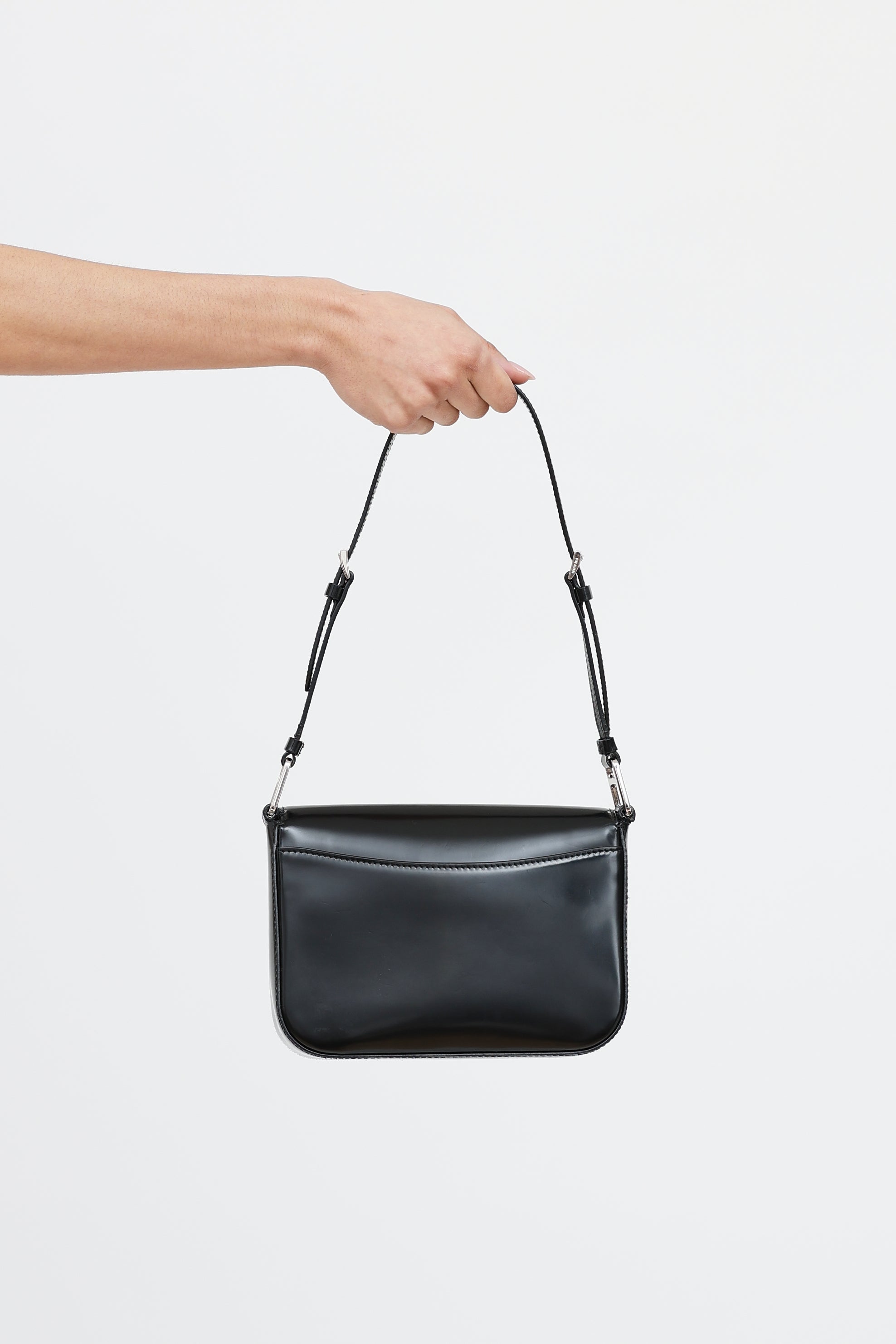Prada Spazzolato Flap Bag
