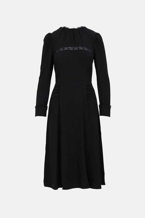 2016 Ruched Lace Dress