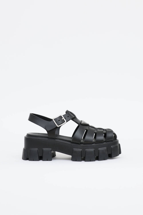 Prada Monolith Fisherman Sandal