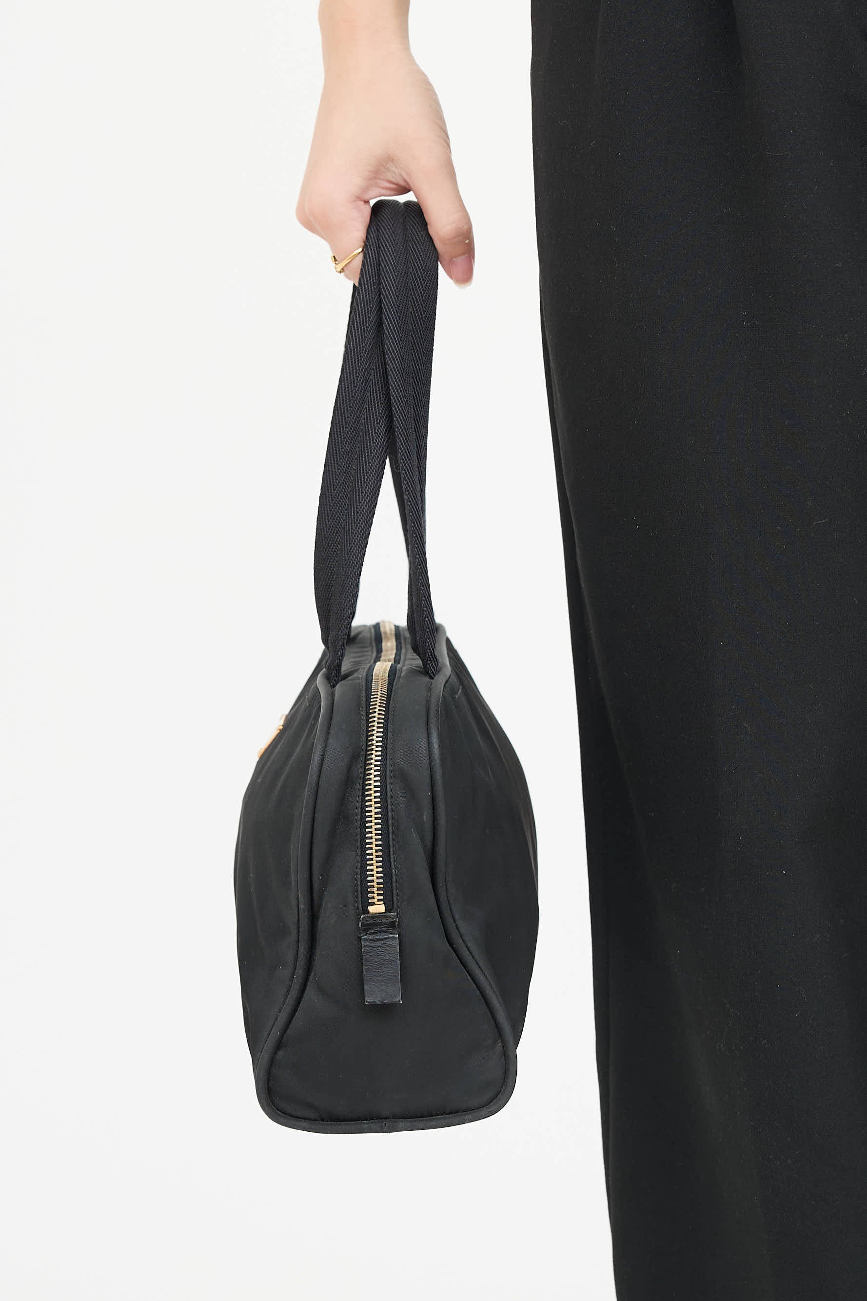 PradaNylon Zip Top Handle Bag
