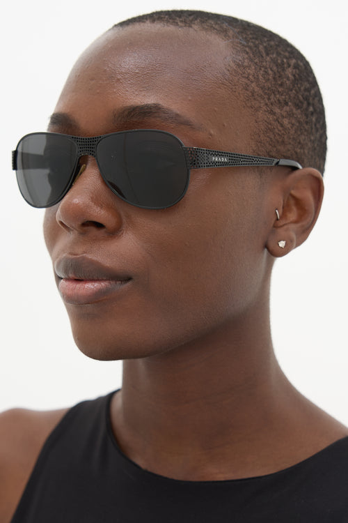 Prada SPR531 Aviator Sunglasses