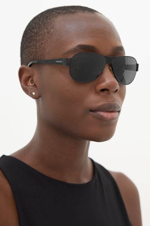 Prada SPR531 Aviator Sunglasses