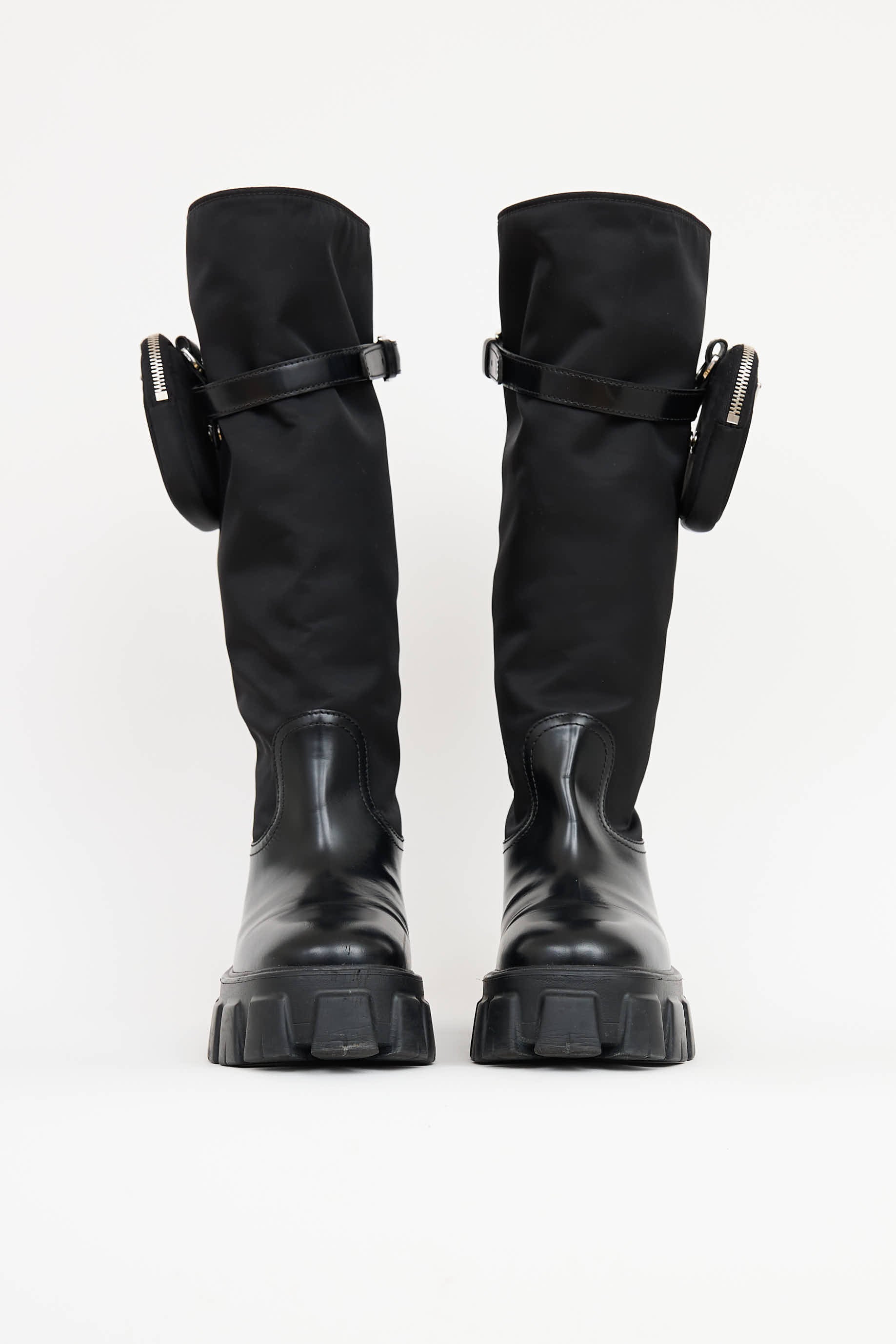 PradaMonolith Re-Nylon Tall Boot