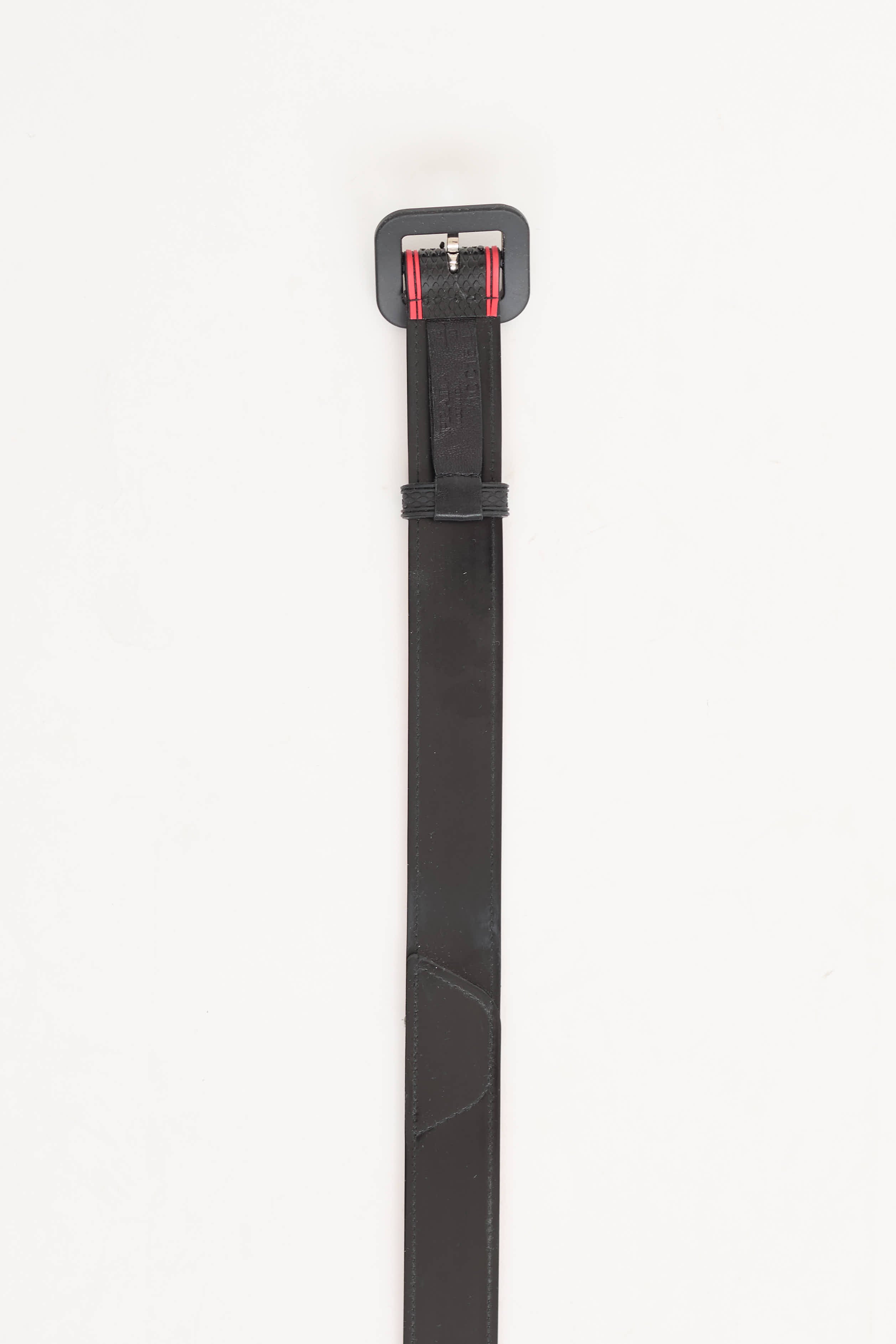 Prada FW 2018 Leather & Rubber Belt