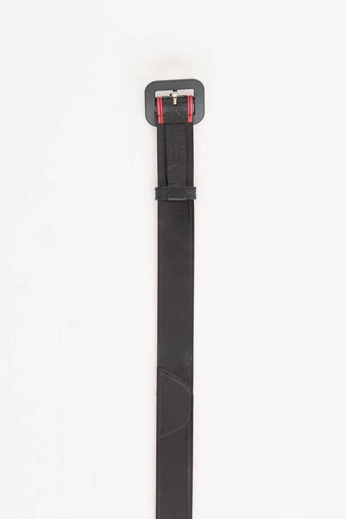 Prada FW 2018 Leather & Rubber Belt