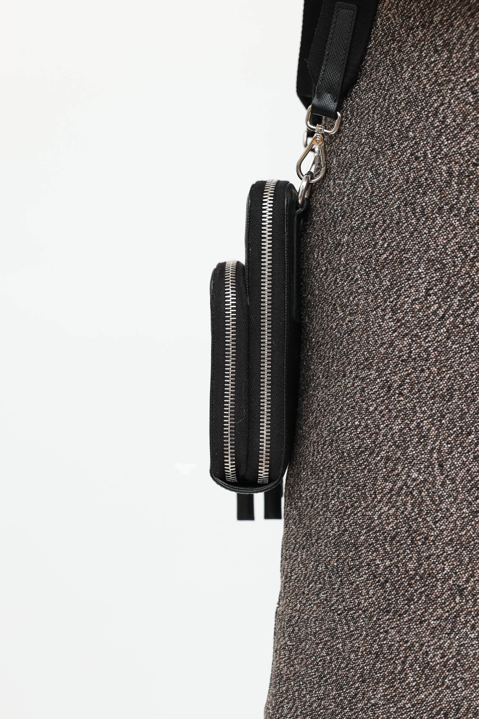 Prada Saffiano Leather Body Pouch