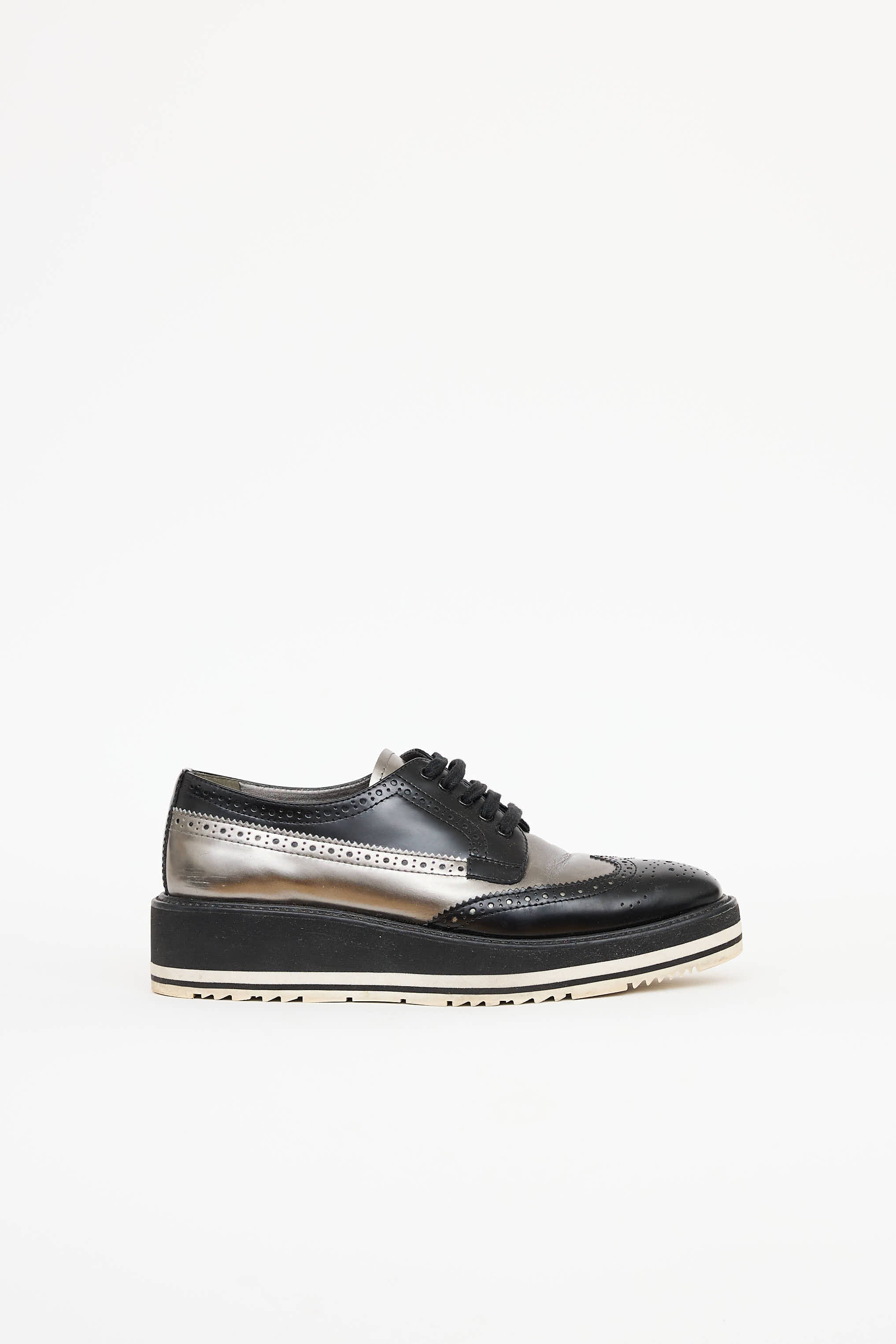 Prada Brogue Oxford Loafer