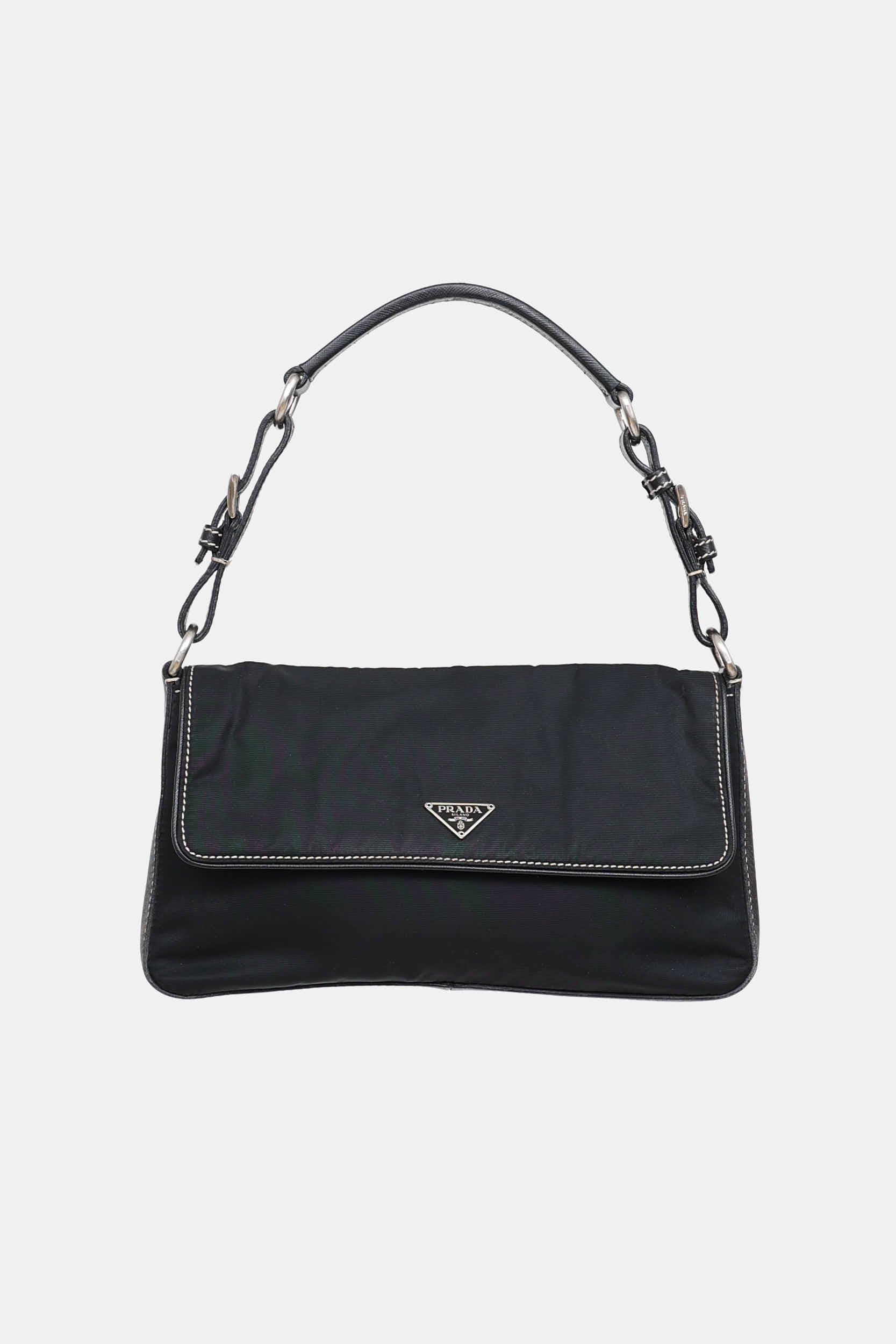 Prada Saffiano Tessuto Flap Bag