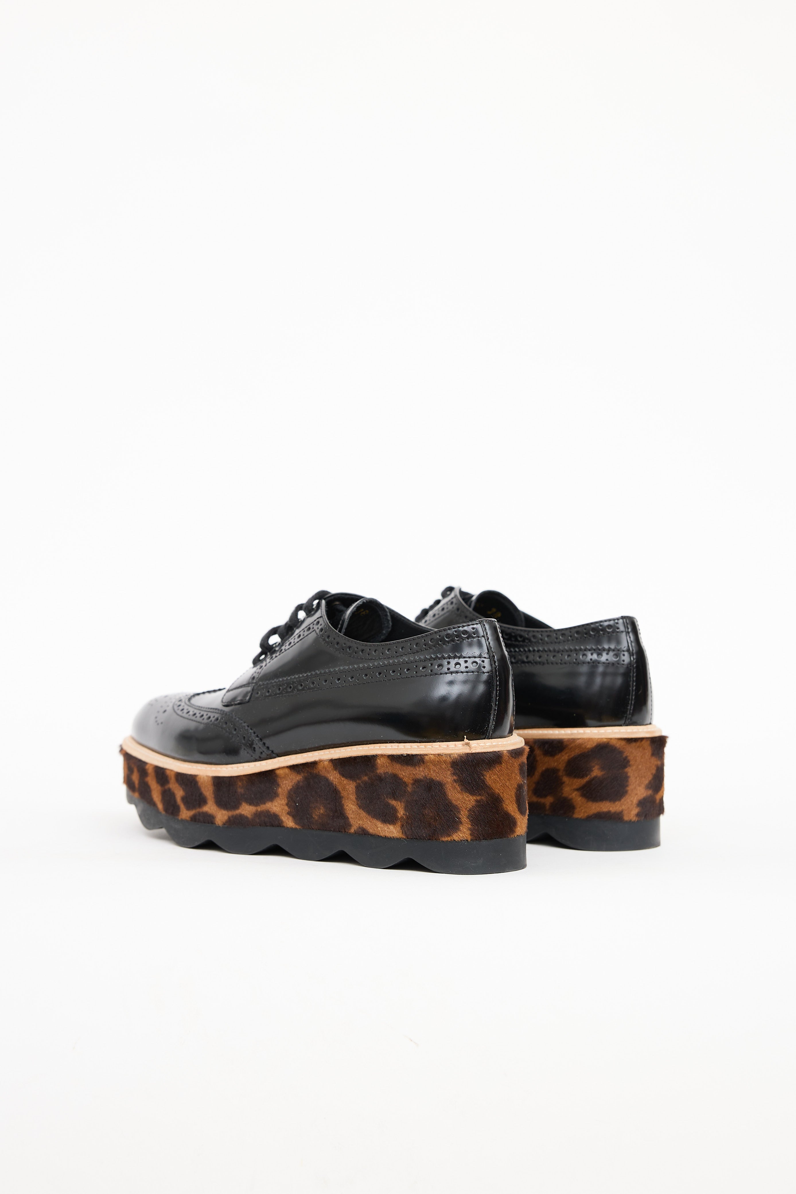 Prada Platform Brogue Oxford Loafer