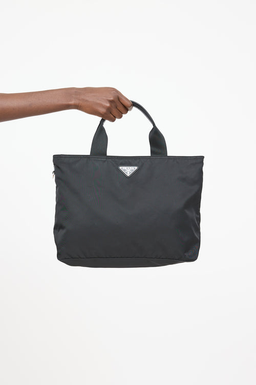 Prada Black Nylon Crossbody Bag