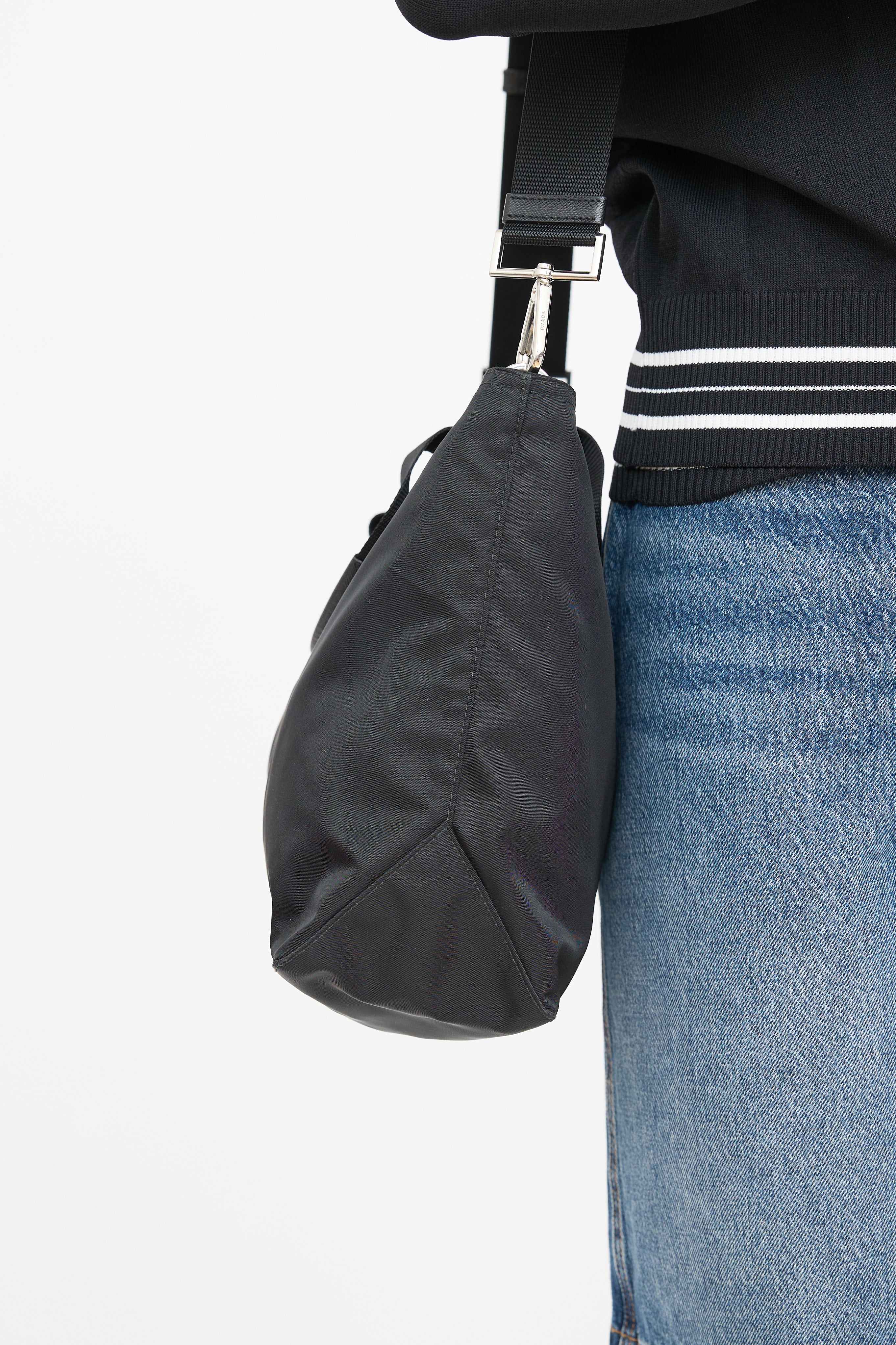 Prada Black Nylon Crossbody Bag