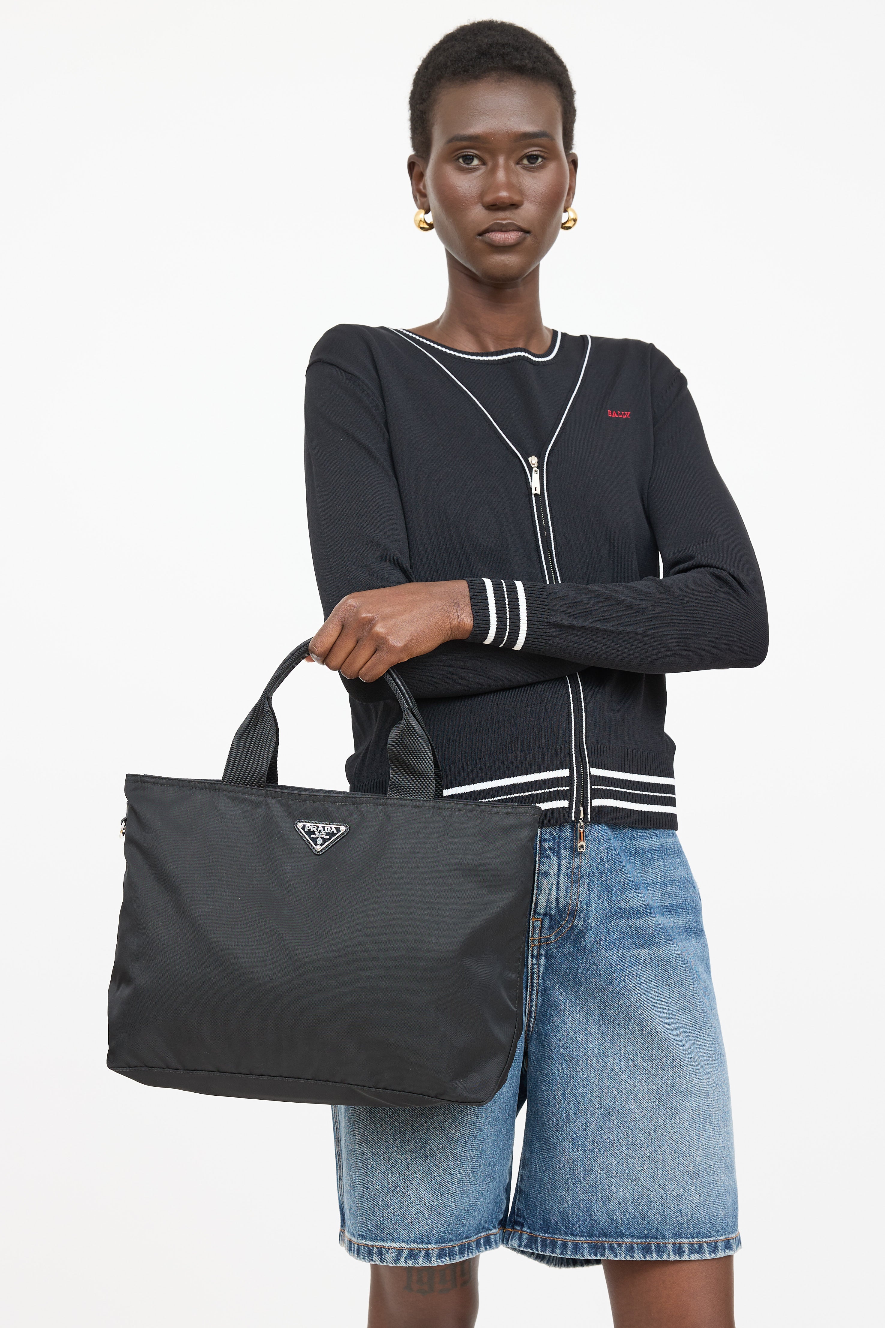 Prada Black Nylon Crossbody Bag