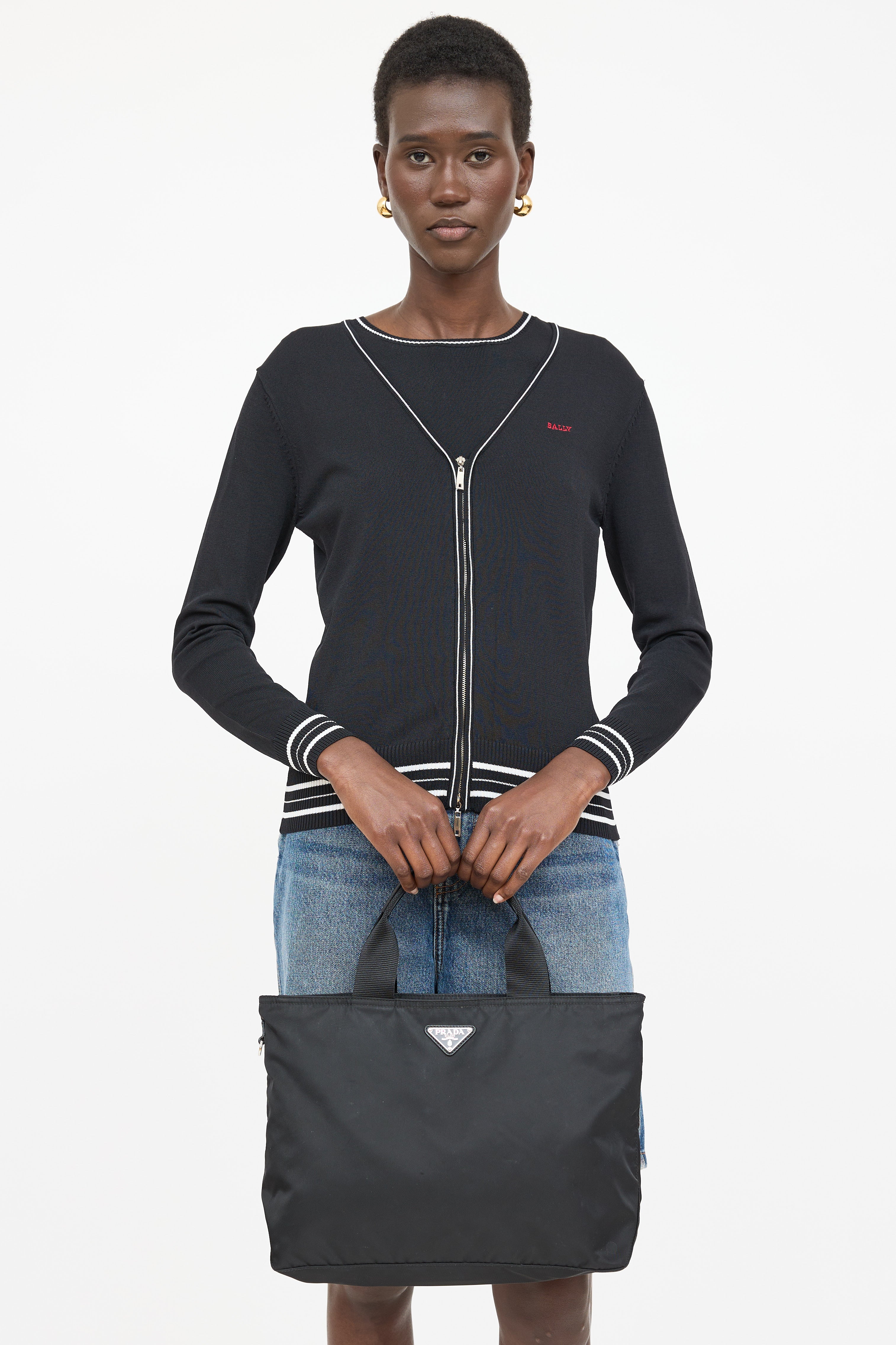 Prada Black Nylon Crossbody Bag