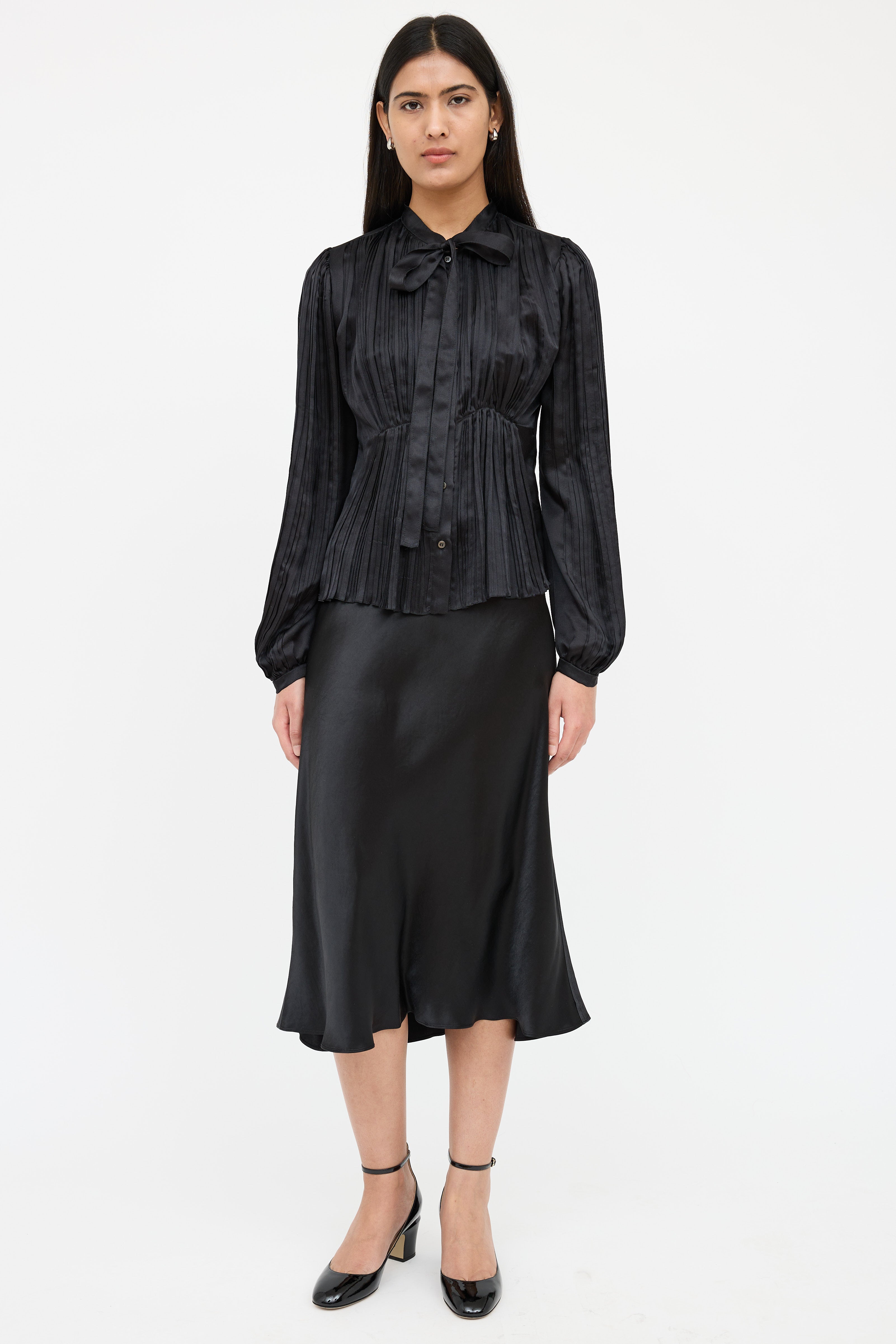 Prada Silk 2006 Bow Blouse