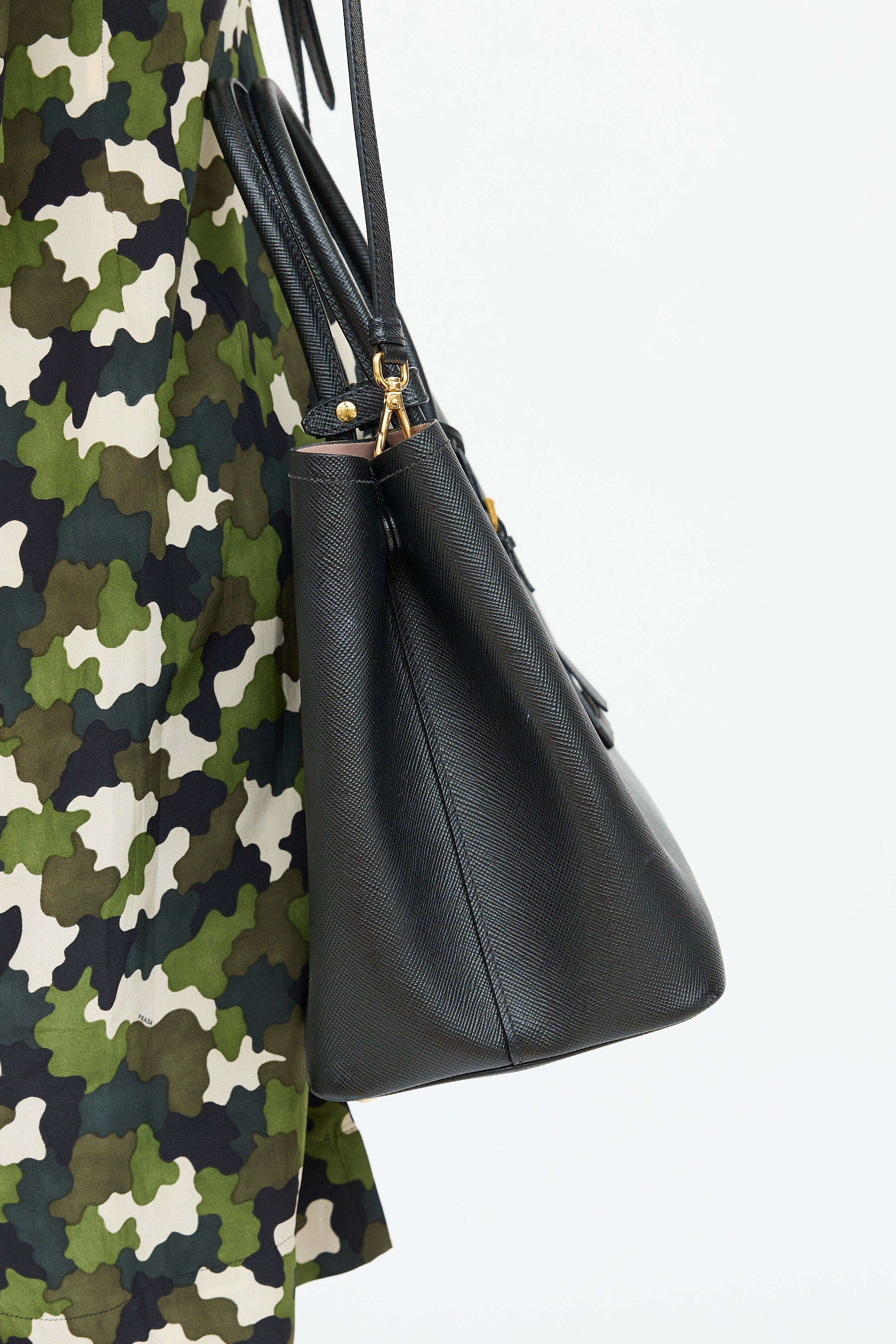 Prada Saffiano Cuir Double Bag