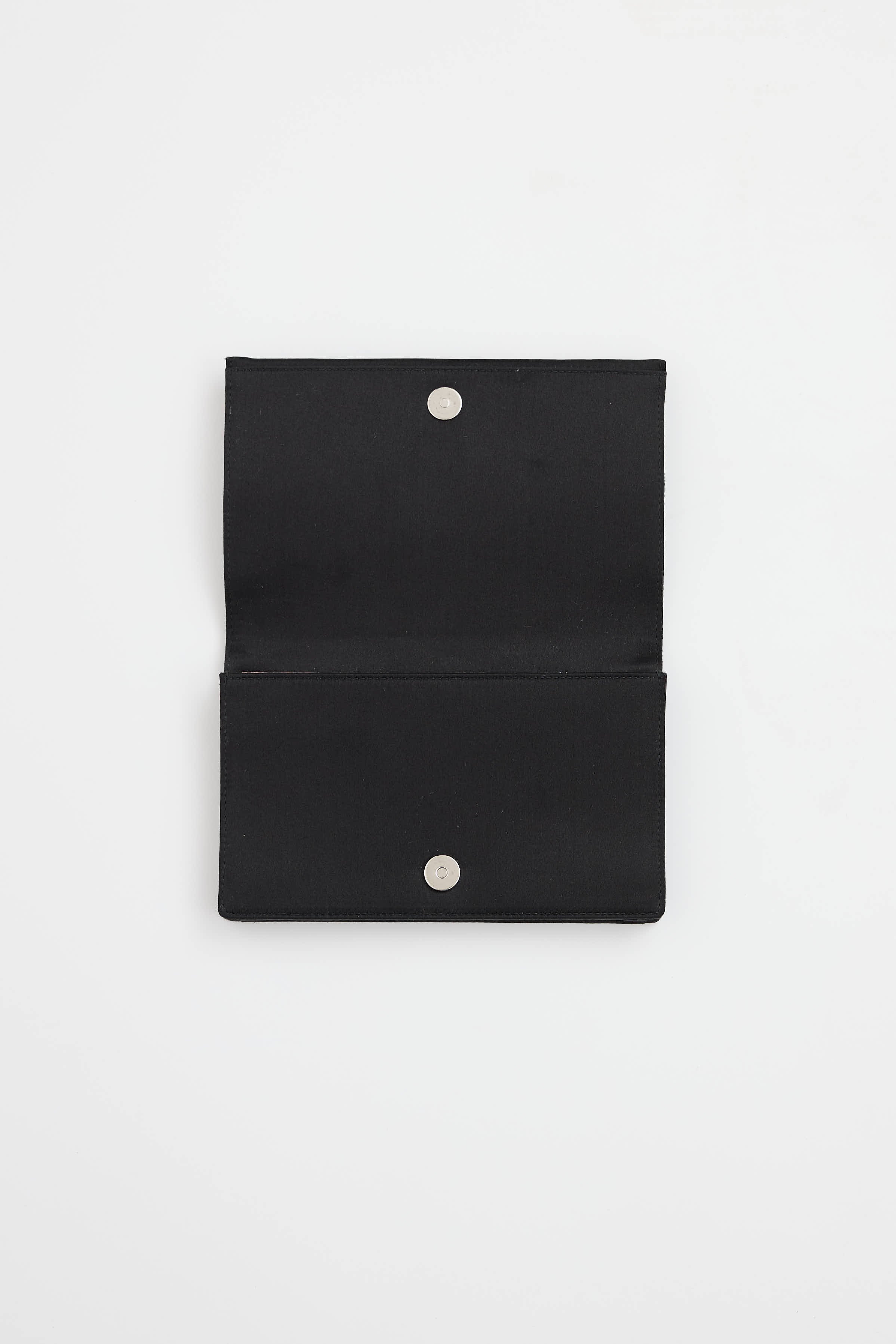 Prada Satin Crystal Clutch