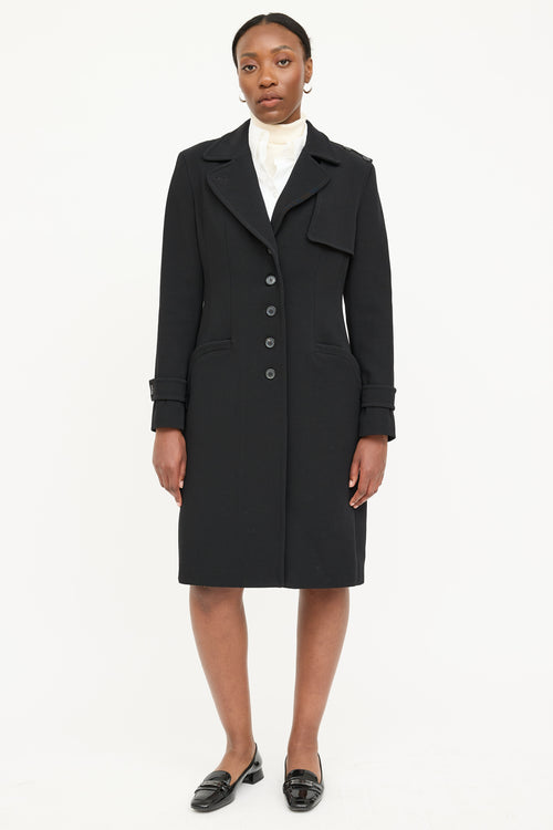 Prada Wool Buttoned Coat