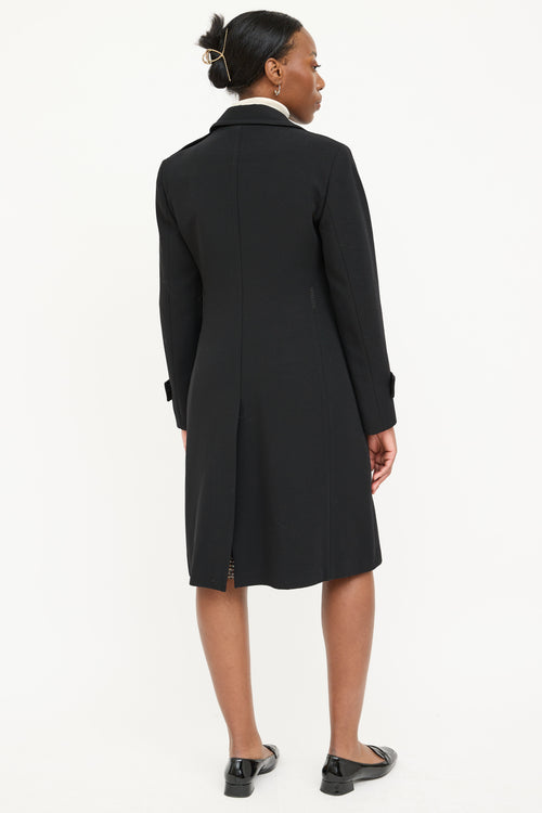 Prada Wool Buttoned Coat