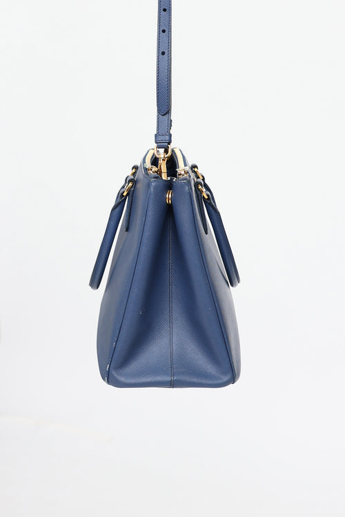 Prada Saffiano Galleria Double Zip Bag