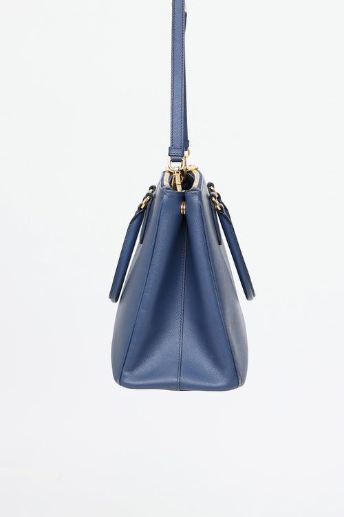 Prada Saffiano Galleria Double Zip Bag