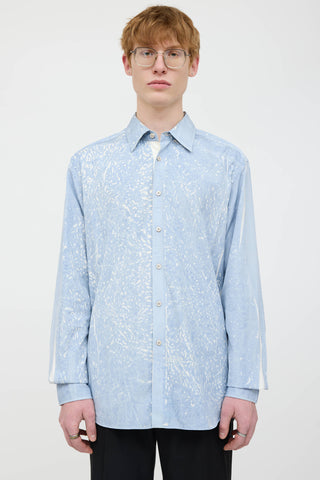 Prada Patterned Dress Shirt