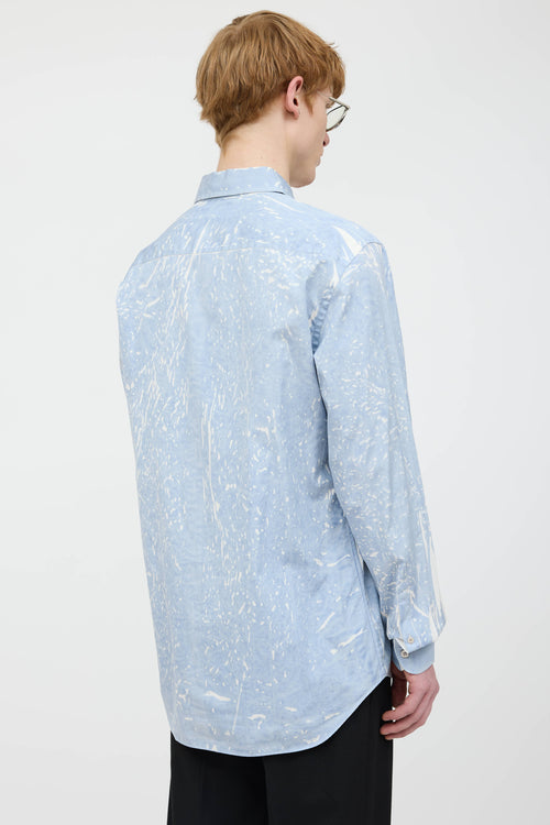 Prada Patterned Dress Shirt