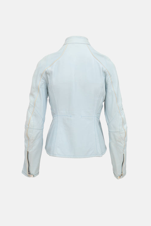 Prada Leather Biker Jacket