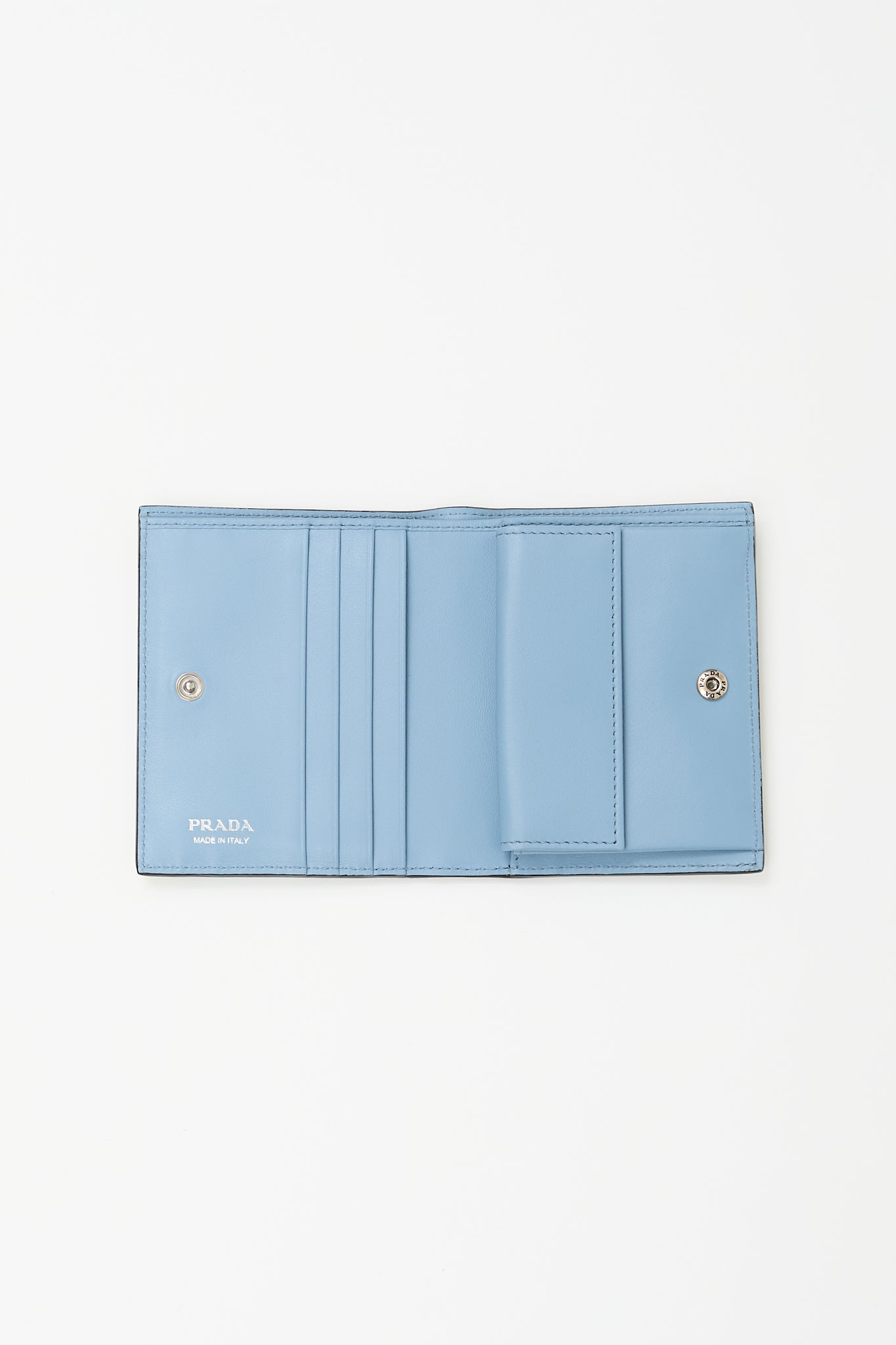 Prada Blue & Multicolour Leather Comic Strip Wallet