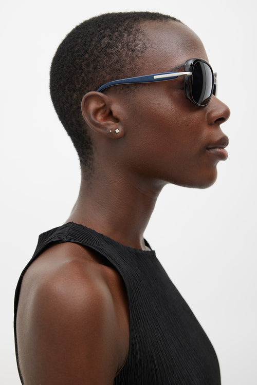 Prada Brown & Blue Conceptual 2AU-1V1 Sunglasses
