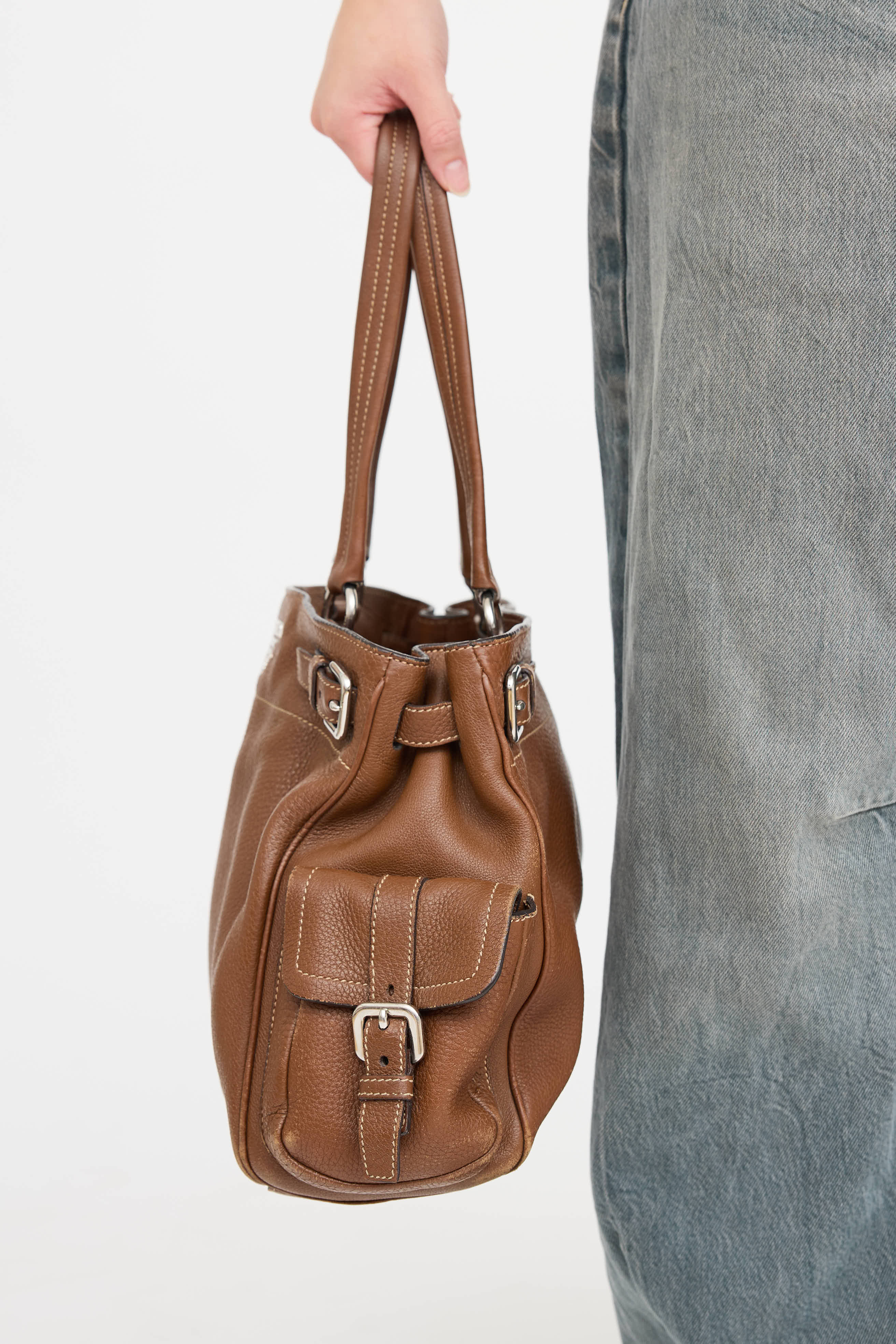 Prada Vitello Diano Shoulder Bag