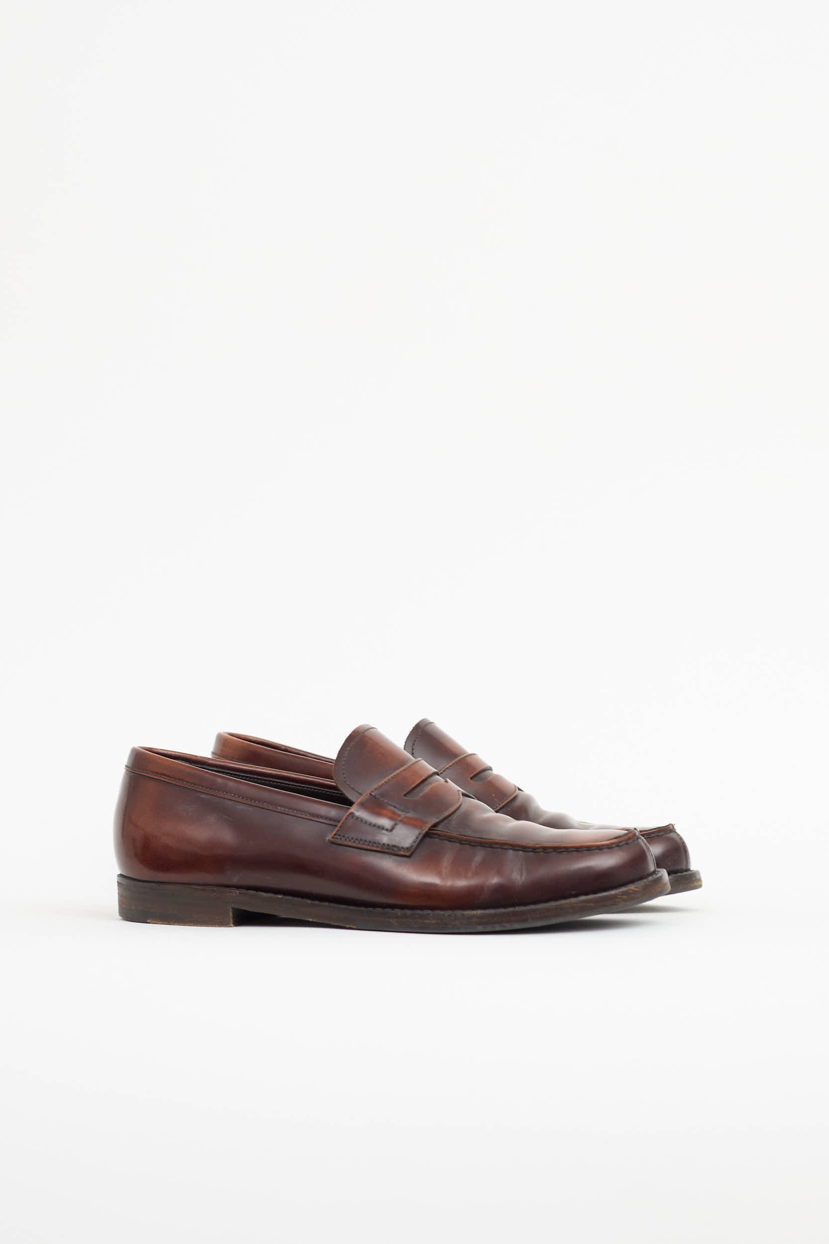 Prada Leather Penny Loafer