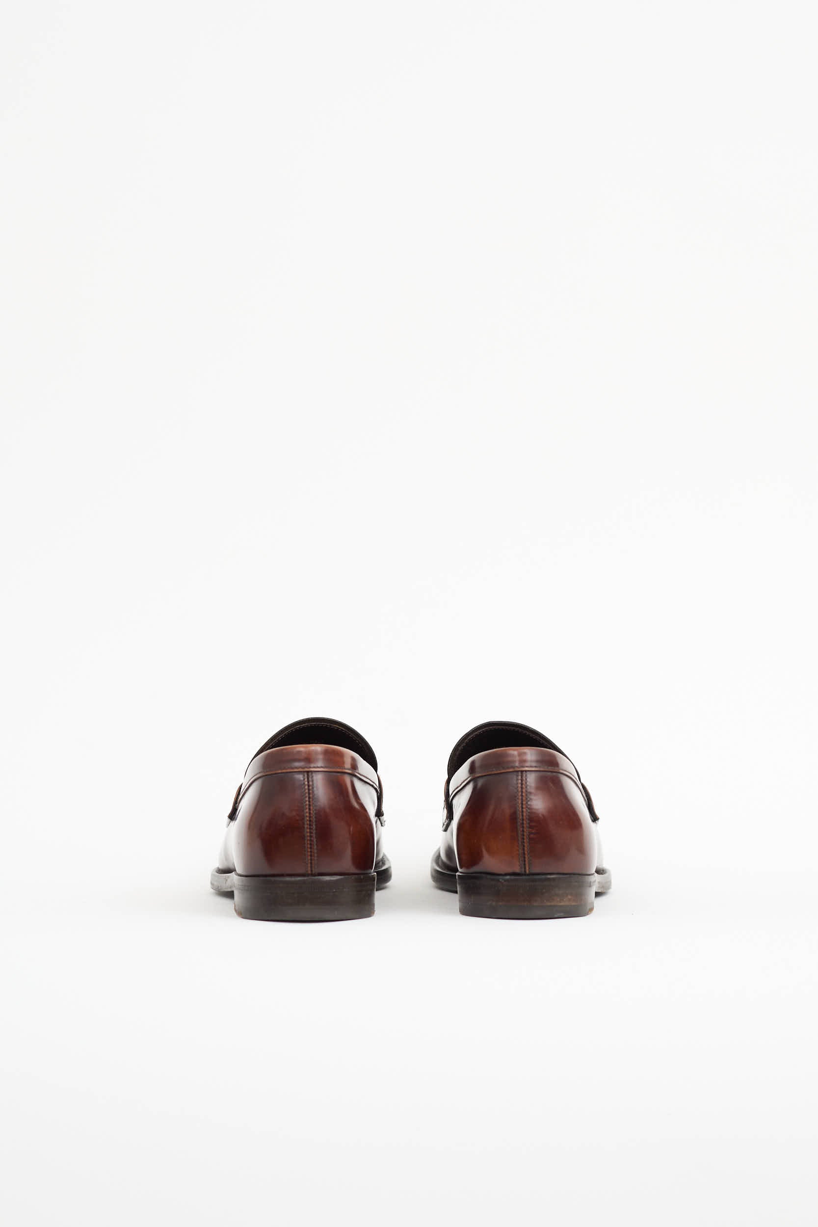 Prada Leather Penny Loafer