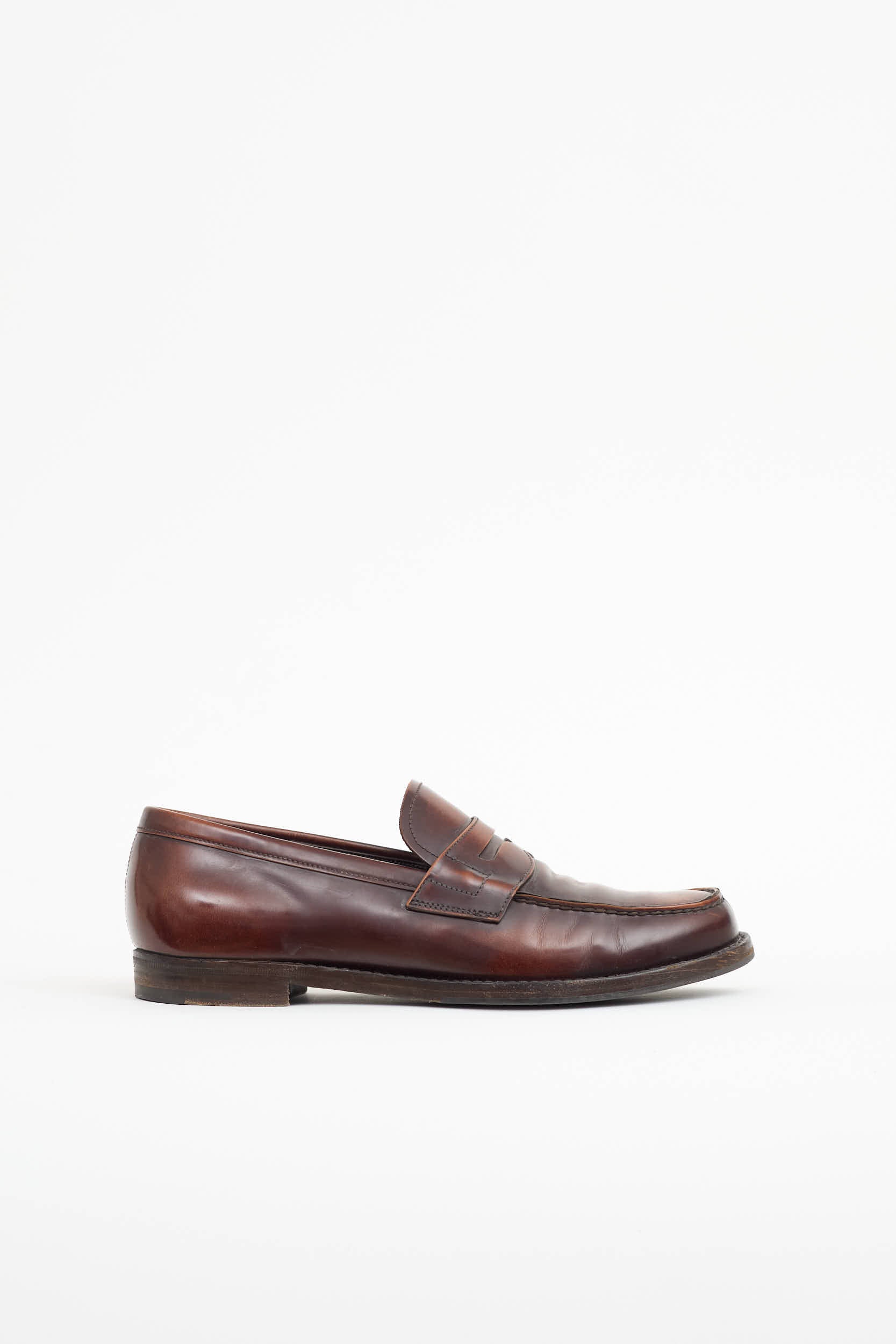 Prada Leather Penny Loafer