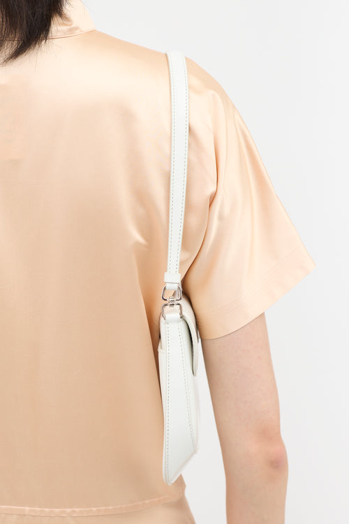 Prada Brushed Leather Small Cleo Bag