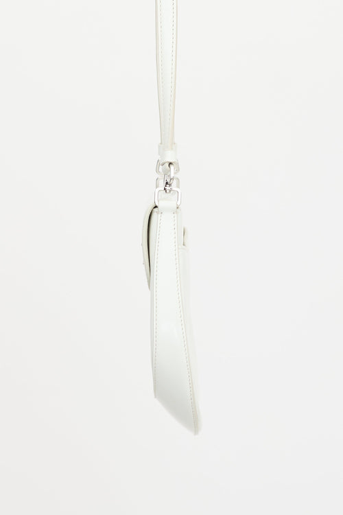 Prada Brushed Leather Small Cleo Bag