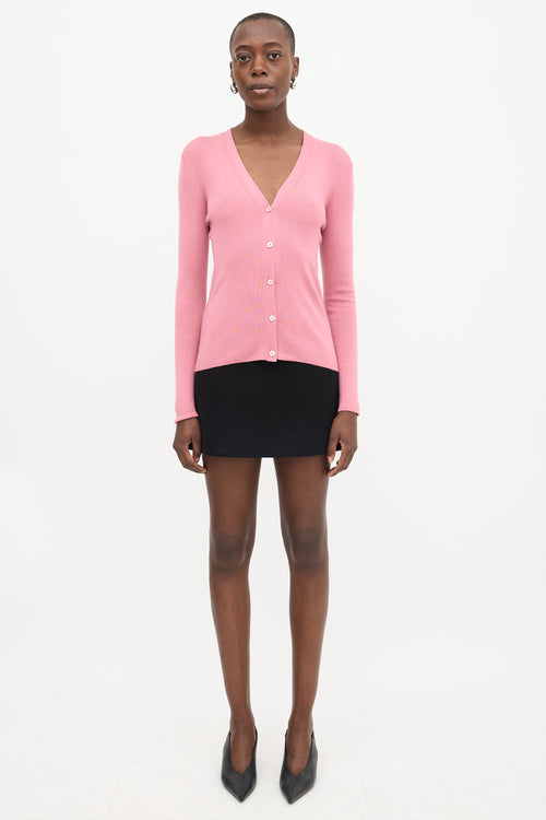 Prada Button Cardigan